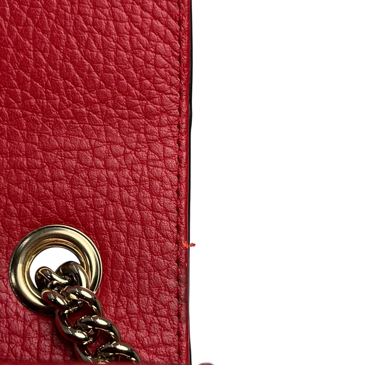 GUCCI Interloking G Shoulder Bag - Red