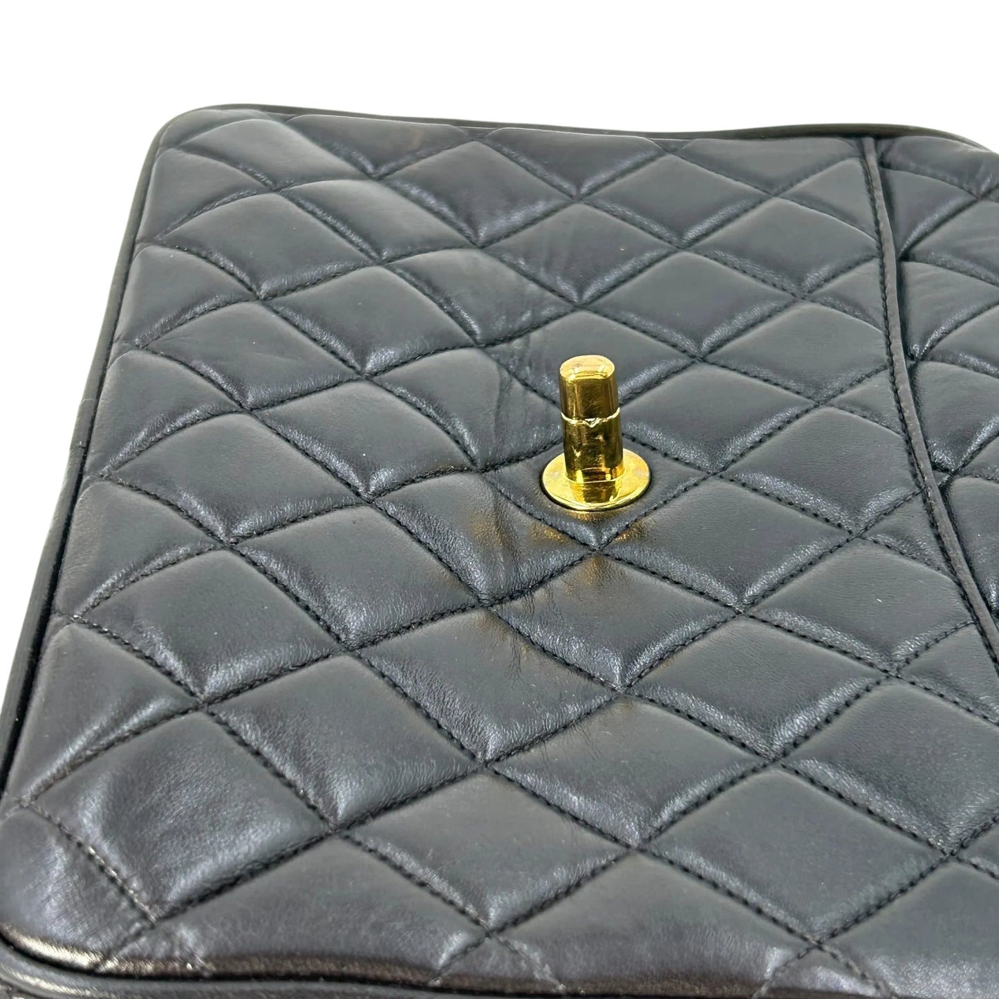 CHANEL Matelasse Tassel Chain Shoulder Bag - Black