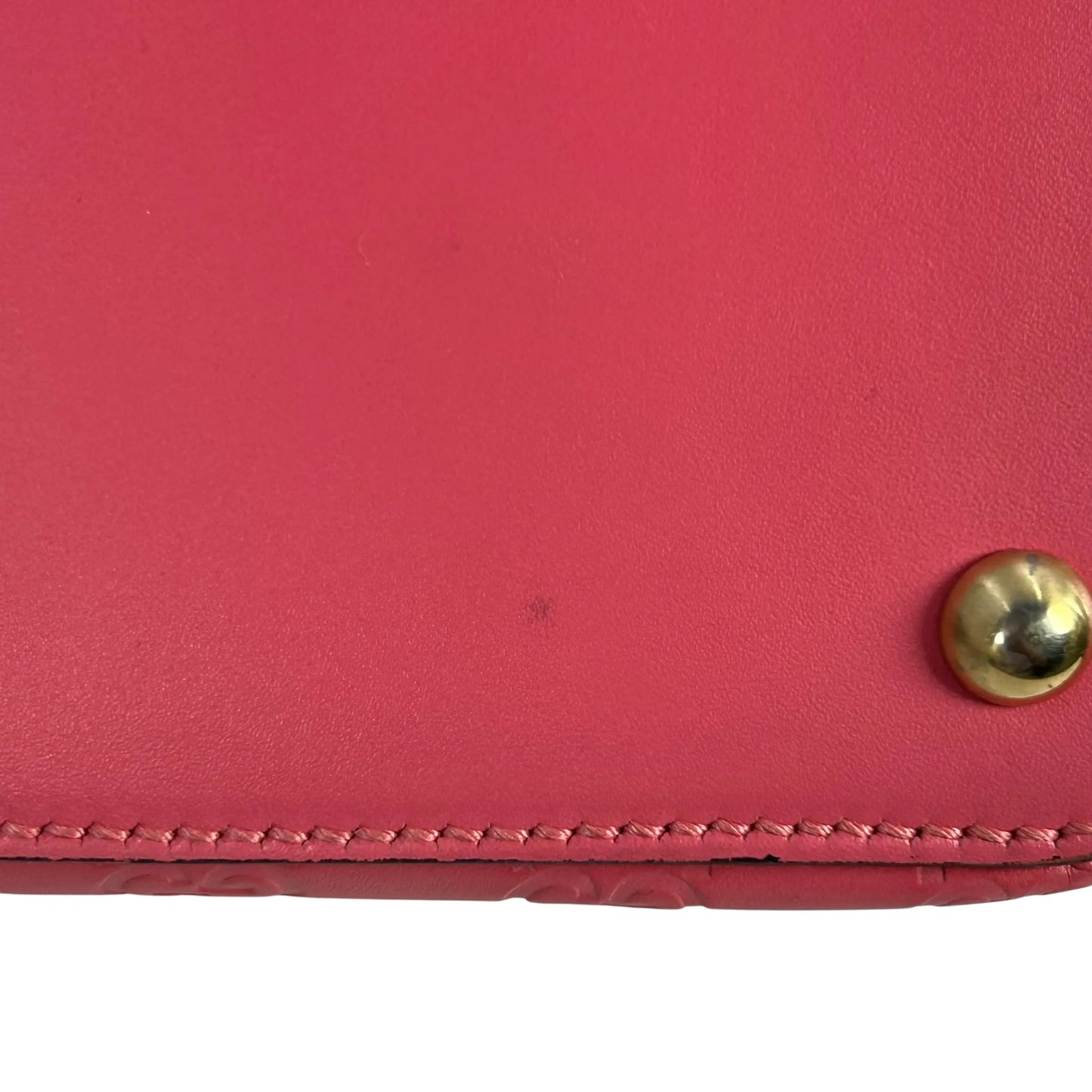 GUCCI Guccissima Leather Hand Bag Shoulder Bag - Pink