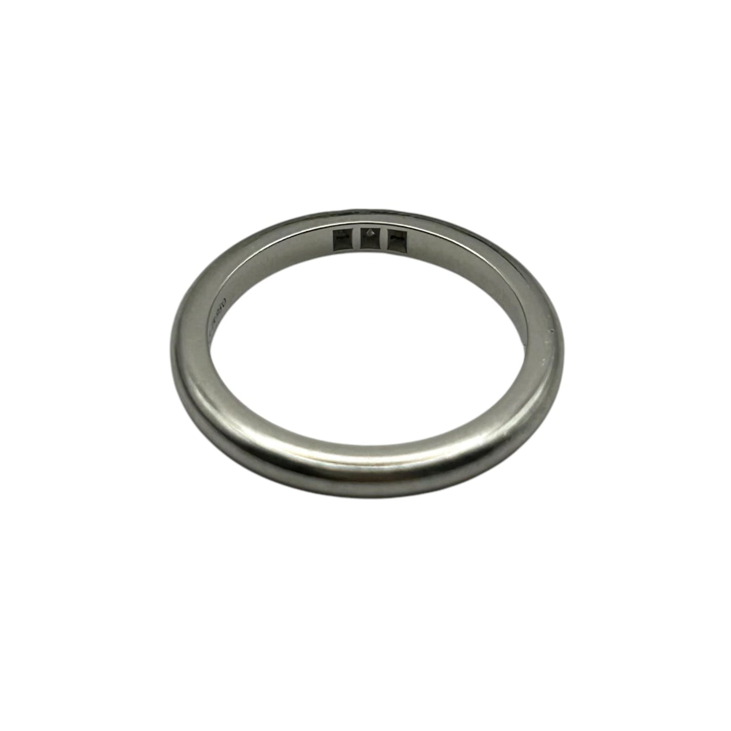 Tiffany Classic Band Ring 3PD Pt950 Jewelry