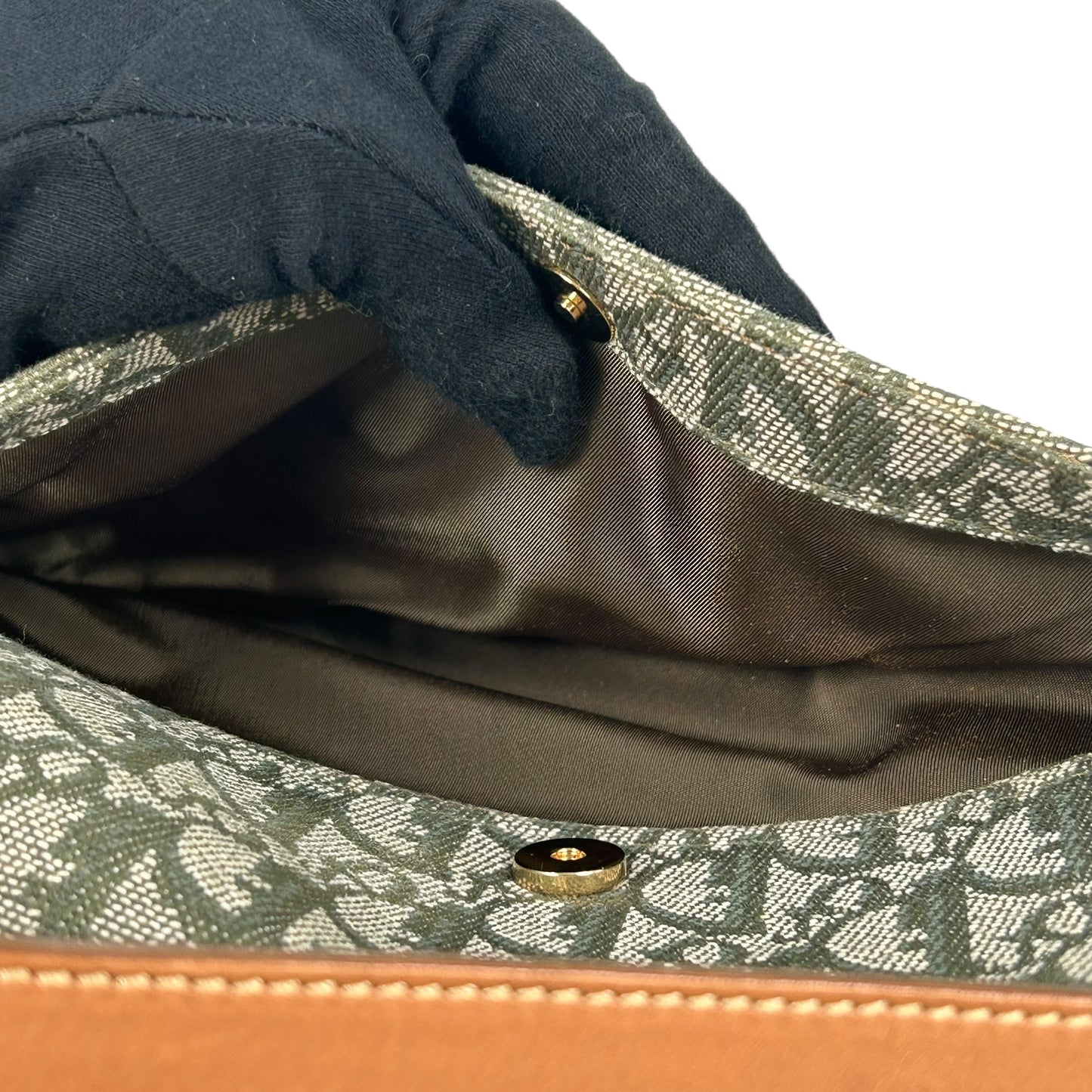 Dior Saddle Trotte canvas Shoulder Bag