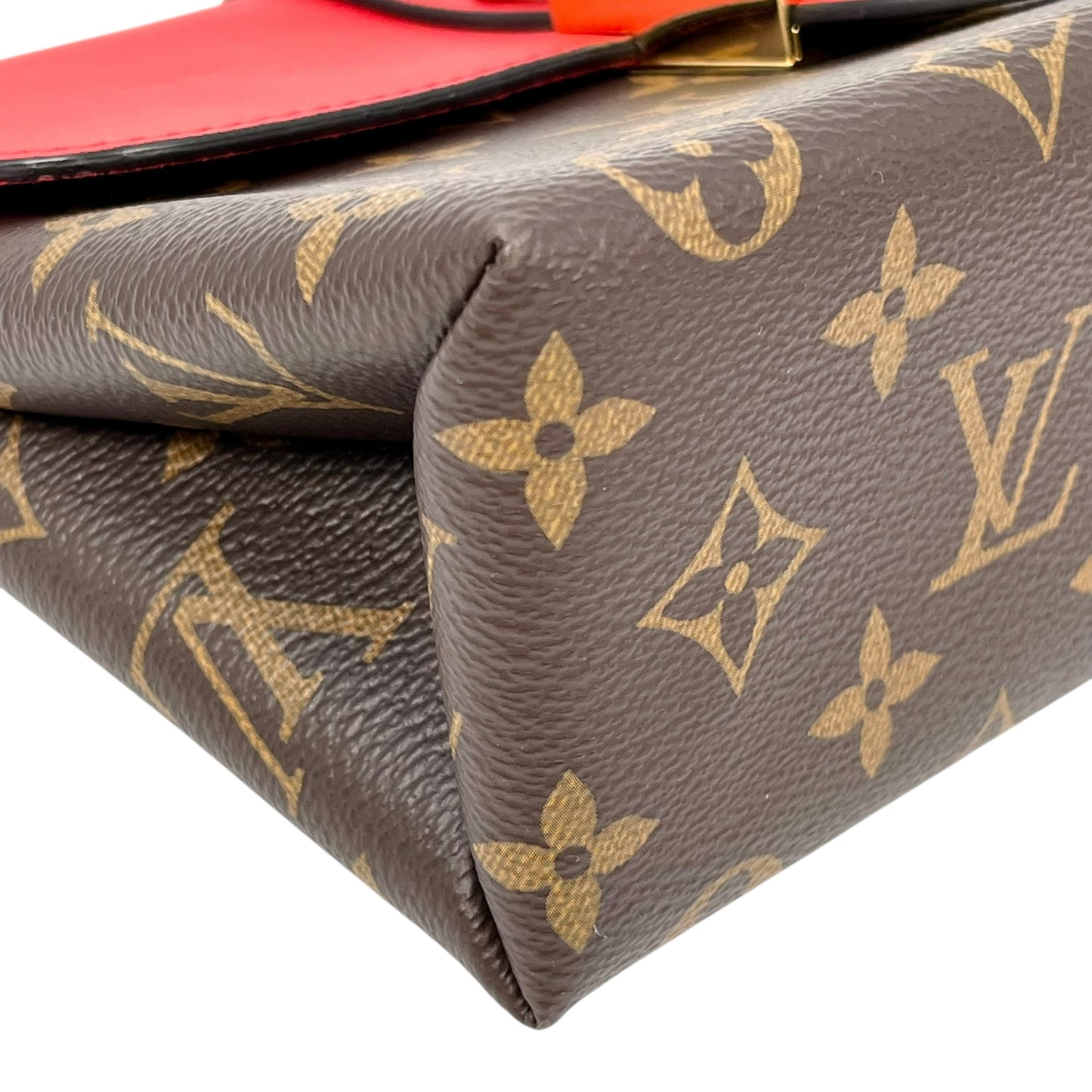 Louis Vuitton Lock BB Hand Bag Shoulder Bag - Red
