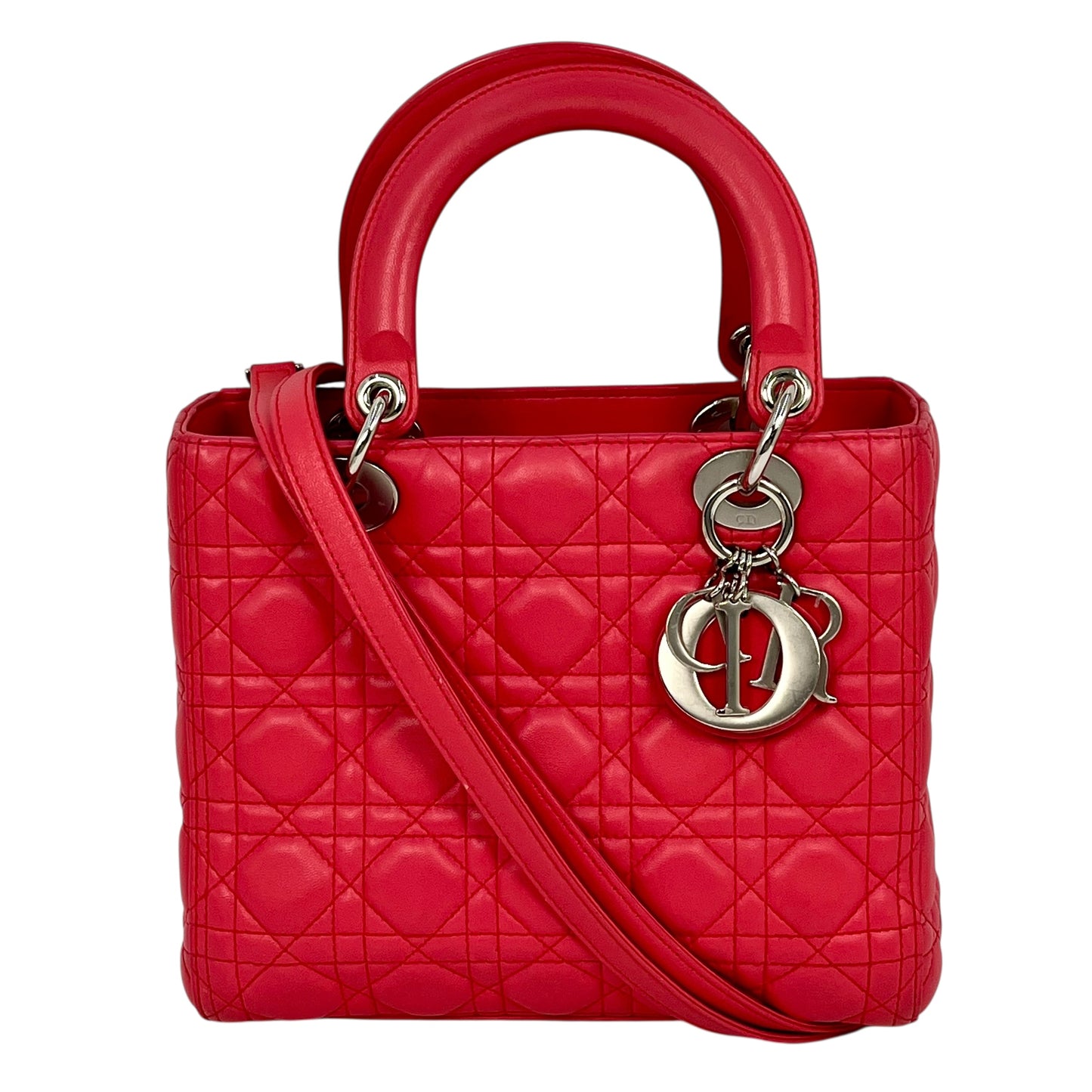 Dior Lady Dior 2way Bag - Pink