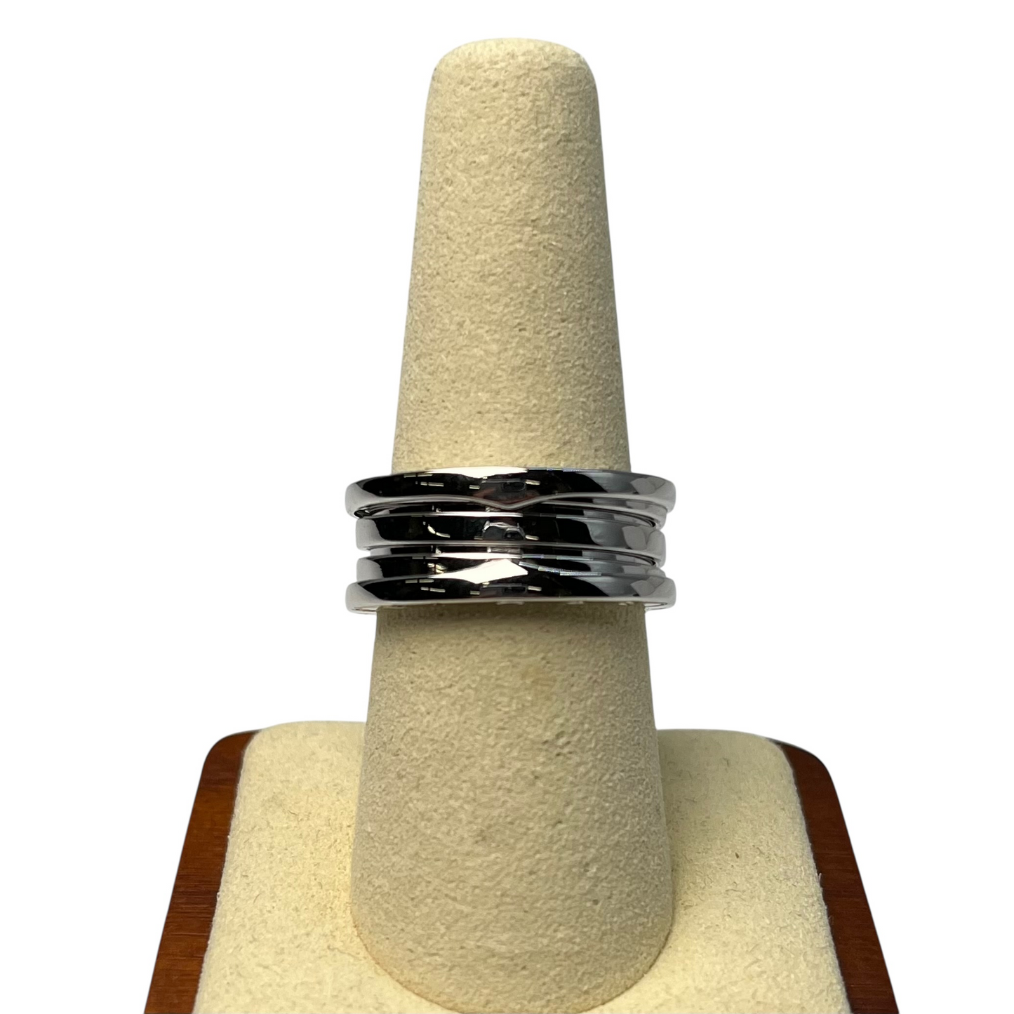 BVLGARI B-Zero1 2 Band Ring 18KWG Jewelry