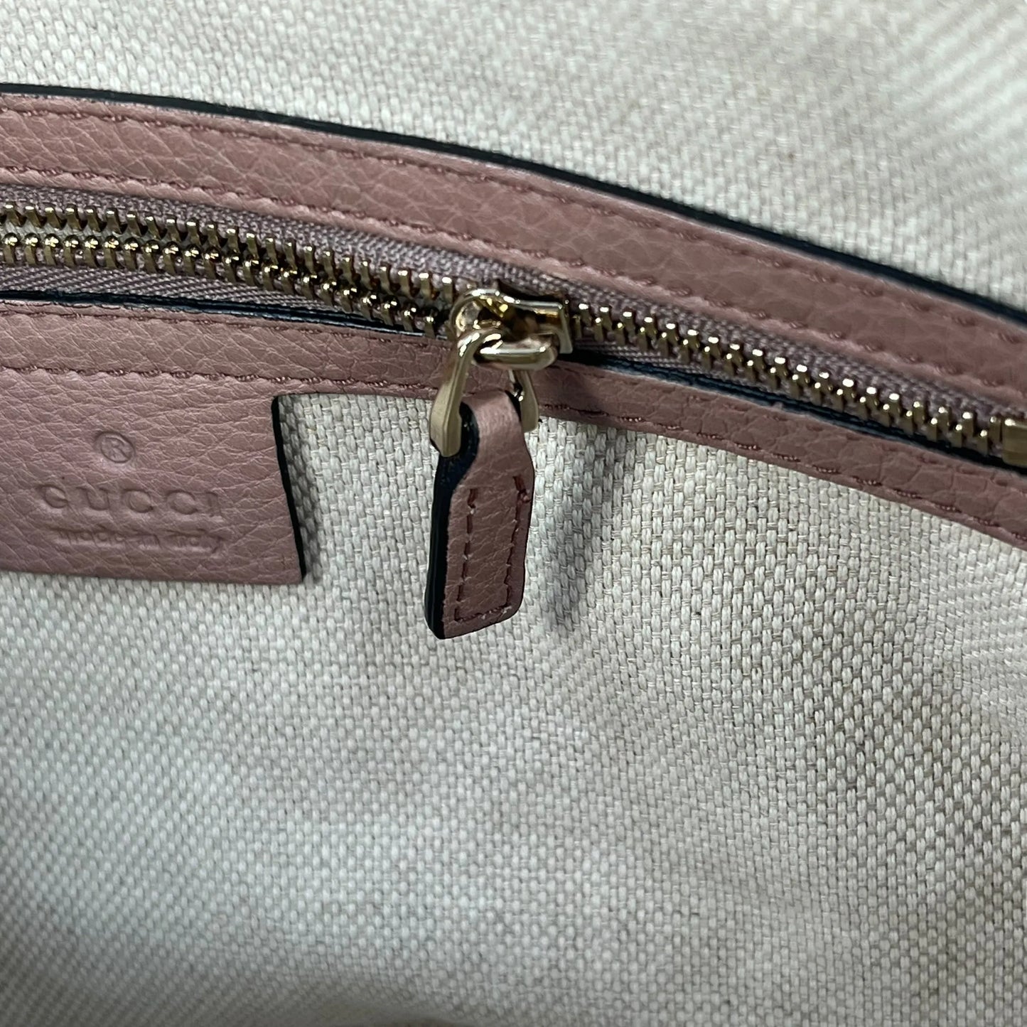 GUCCI Soho Interloking Tote Bag Shoulder Bag - Pink