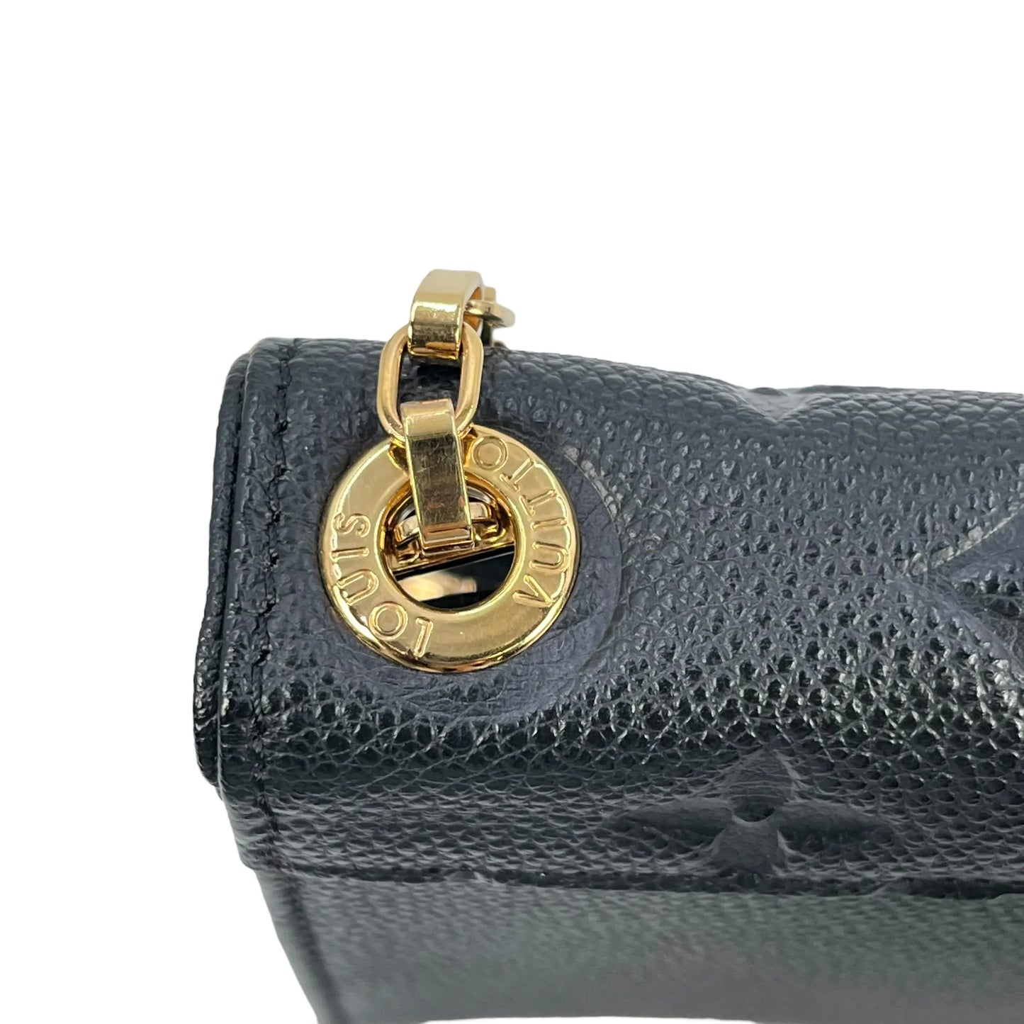 Louis Vuitton Empreinte Pochette Saint Germain Chain Shoulder Wallet - Black