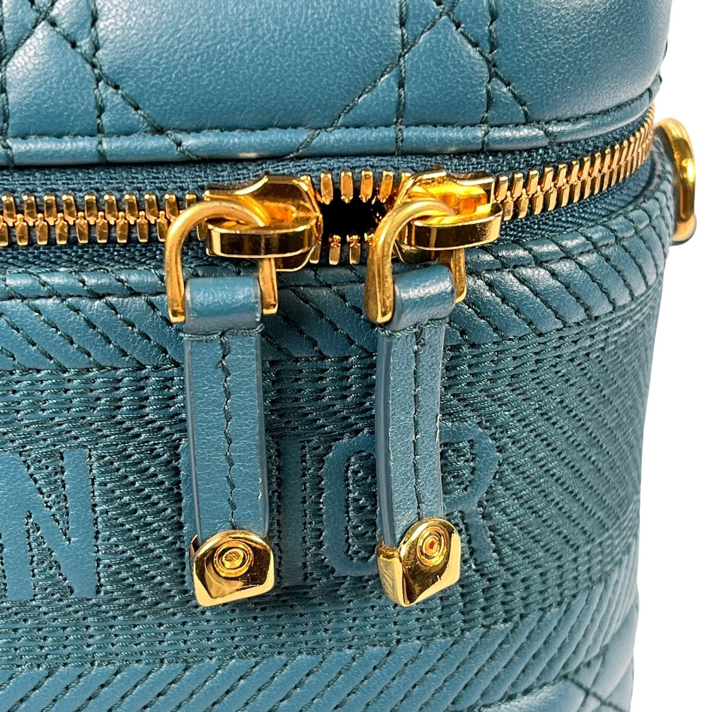 Dior Small Travel Vanity Hand Bag Shoulder Bag - Blue