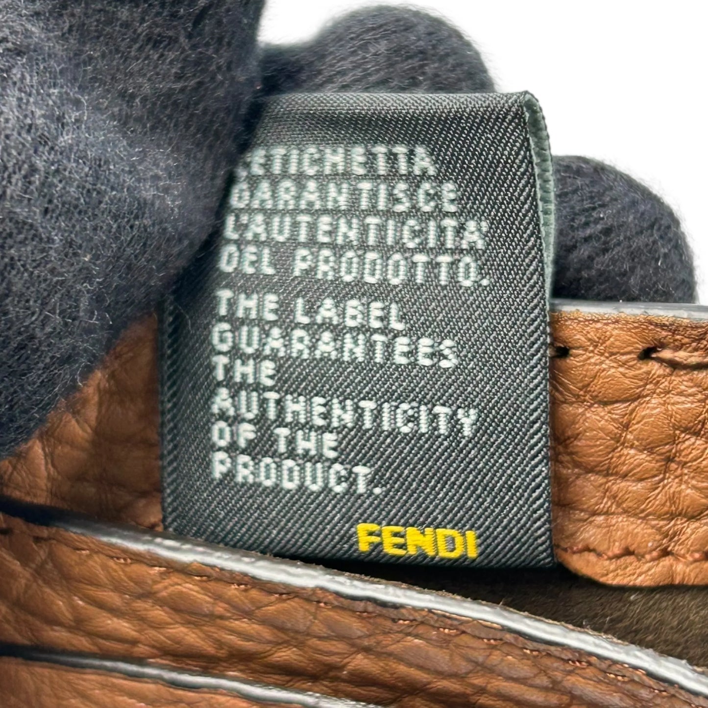 FENDI Selleria Compact Wallet - Brown