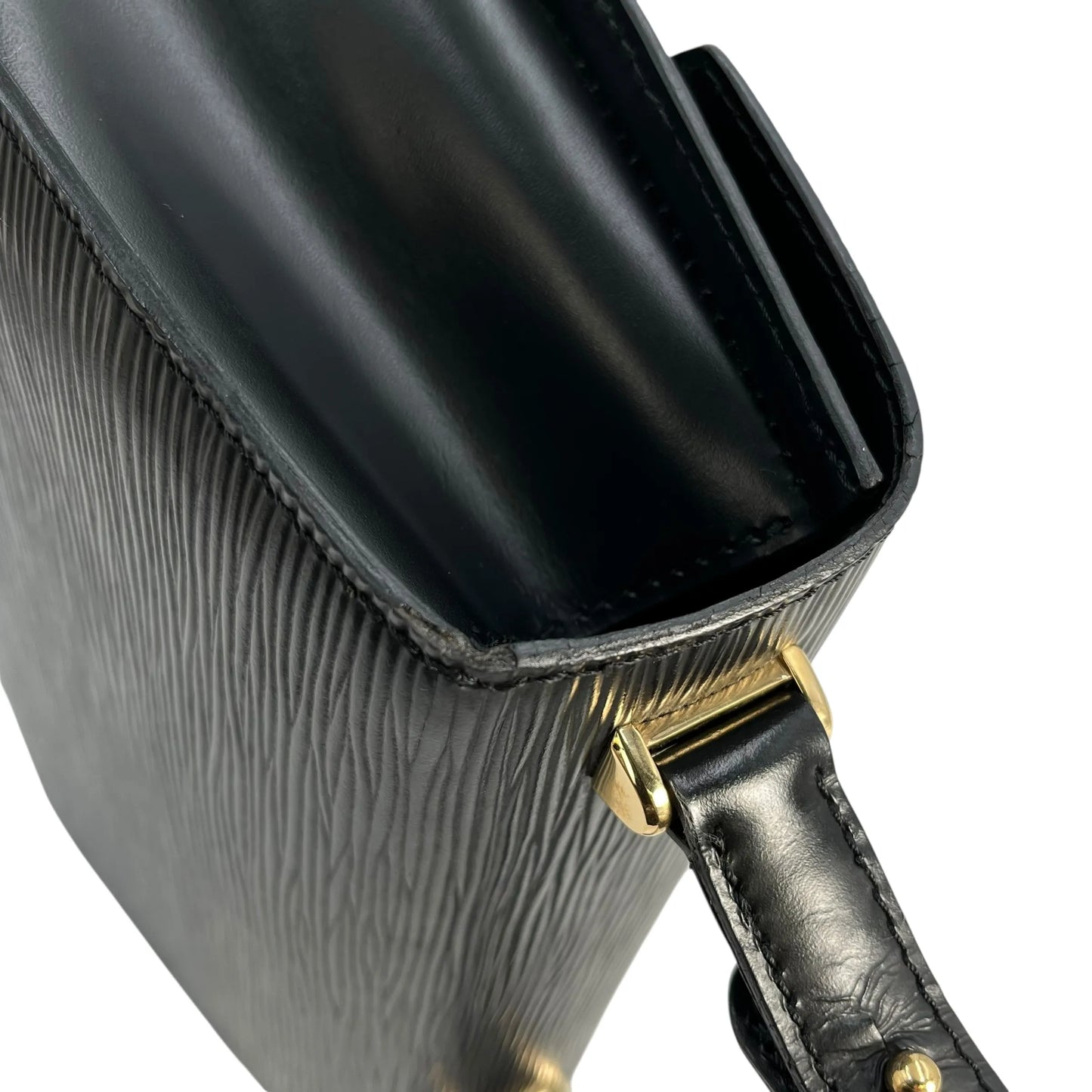 Louis Vuitton Tlisitt Epi Leather Shoulder Bag - Black