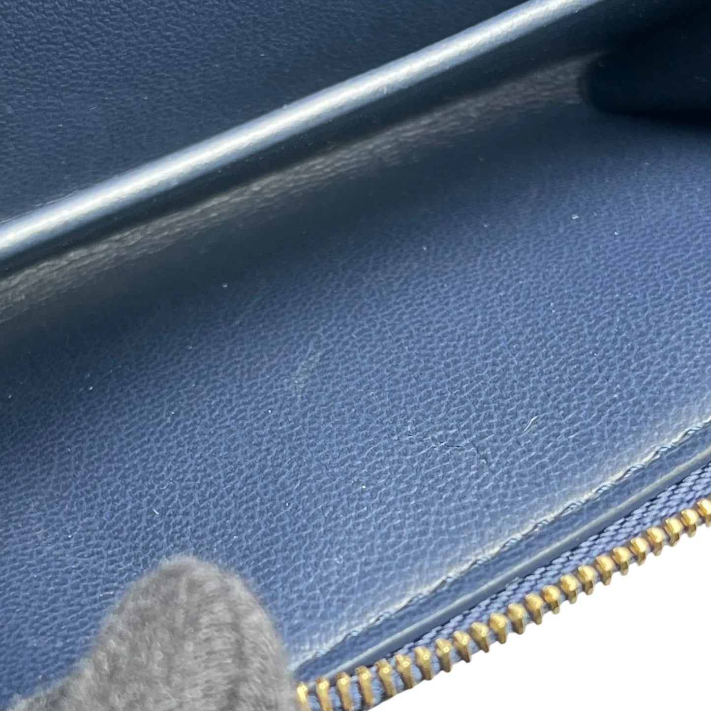 LOUIS VUITTON Portefeuille Lou Monogram Compact Wallet - Navy