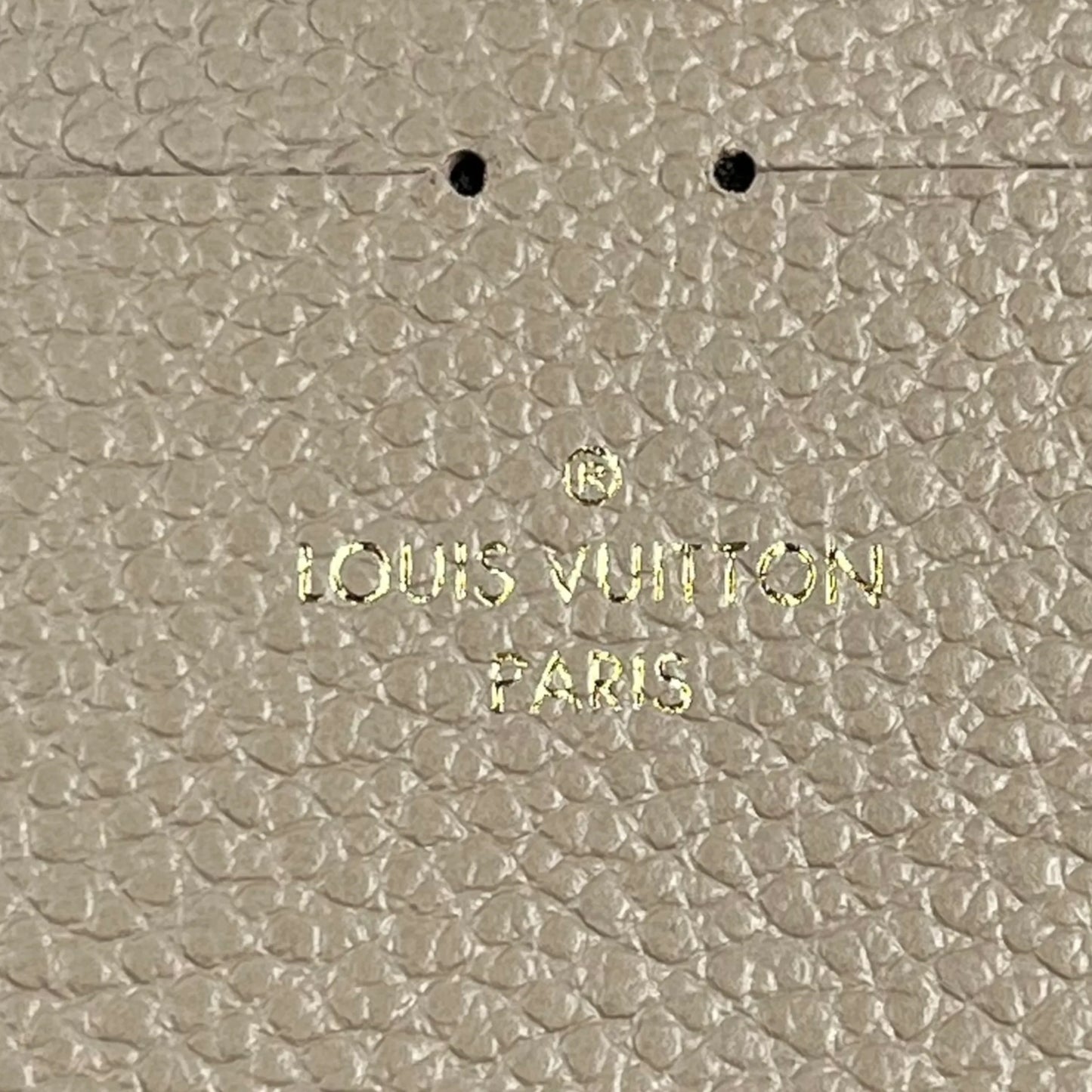 LOUIS VUITTON Pochette Felicie Monogram Empreinte Chain Wallet - Beige