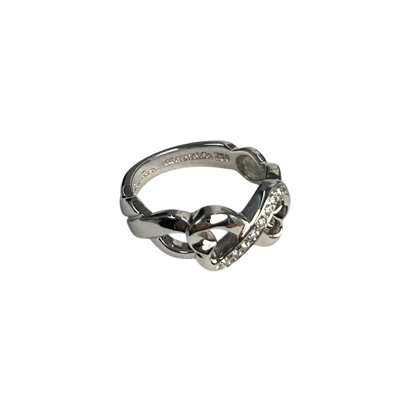 Tiffany Double Loving Heart Diamond Ring Jewelry