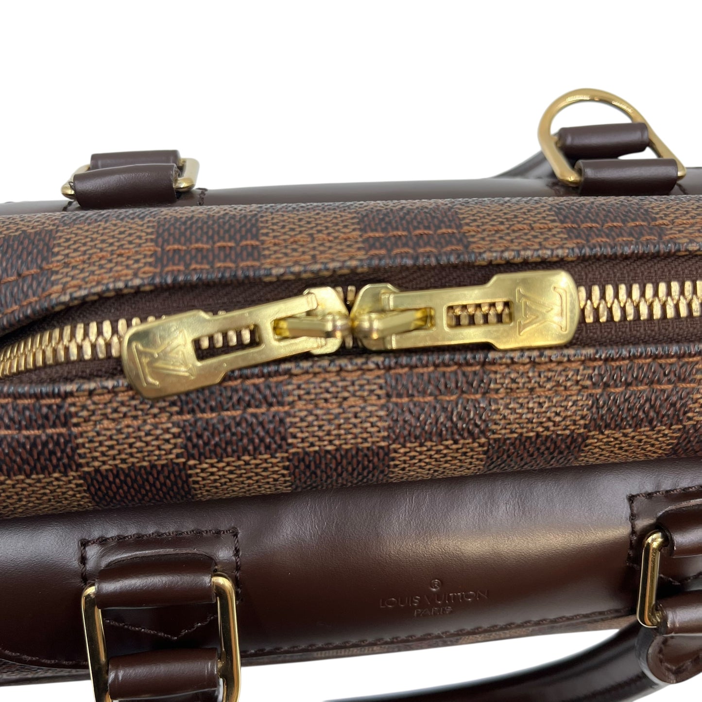 Louis Vuitton Damier Deauville Bowling Vanity Hand Bag