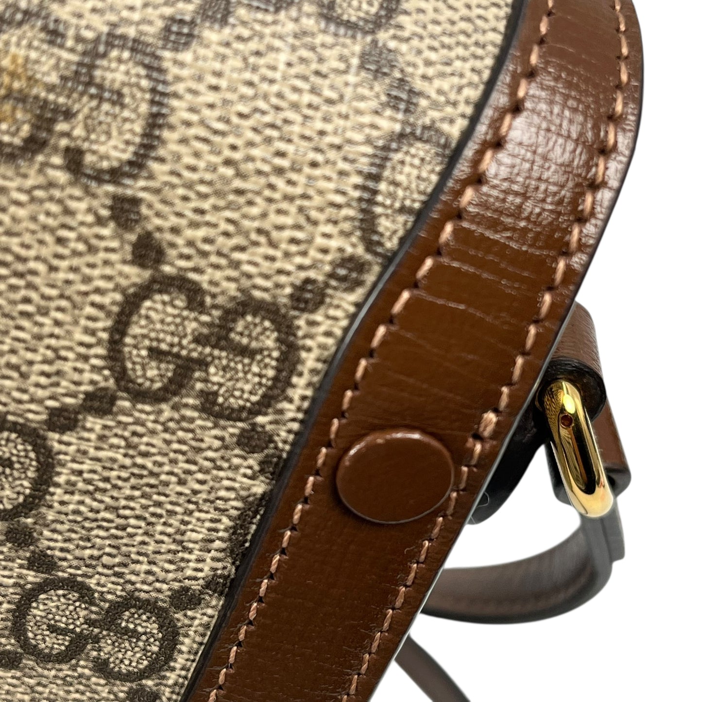 GUCCI GG Supreme Horsebit 1955 Mini Shoulder Bag