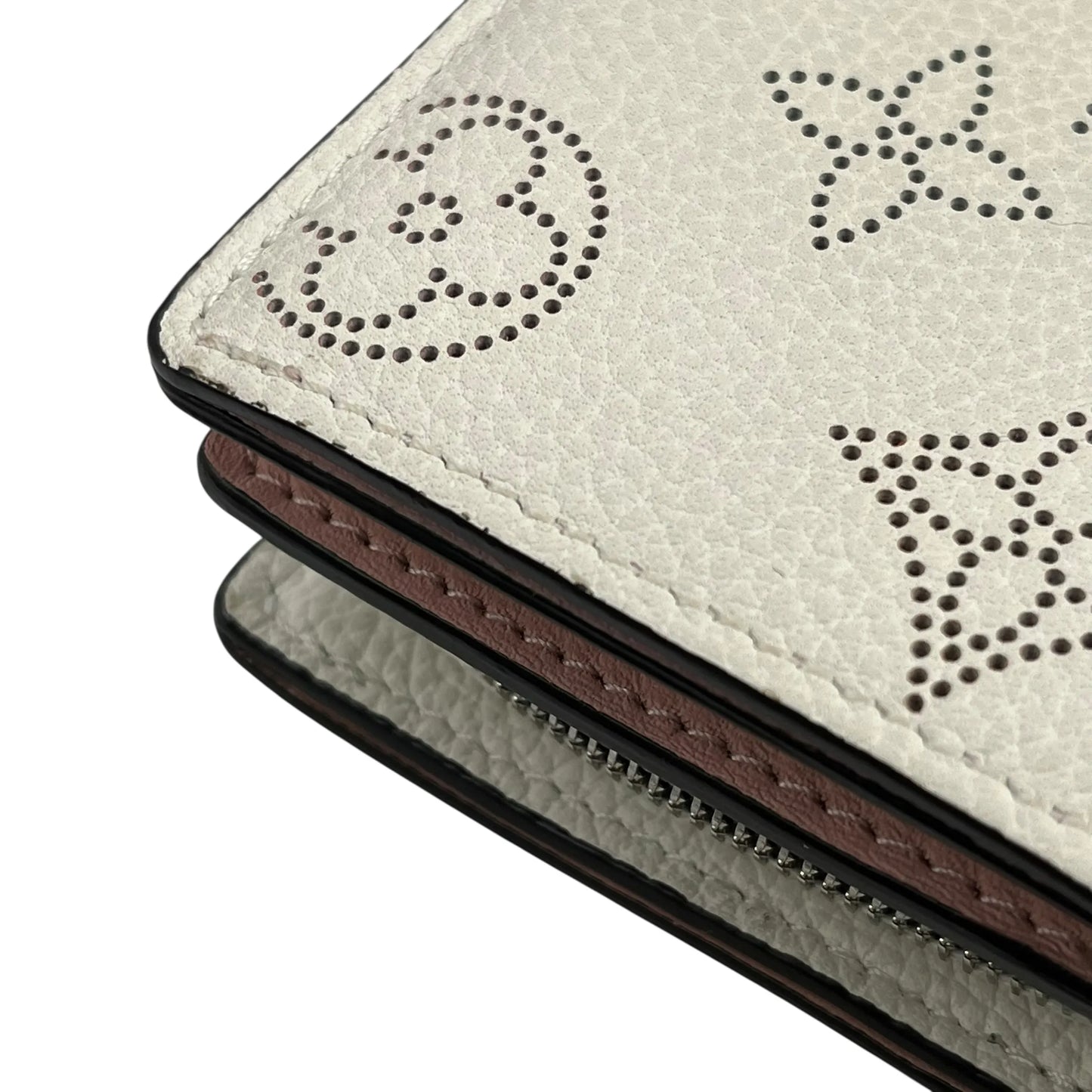 Louis Vuitton Portefeuille Clea Compact Wallet - White