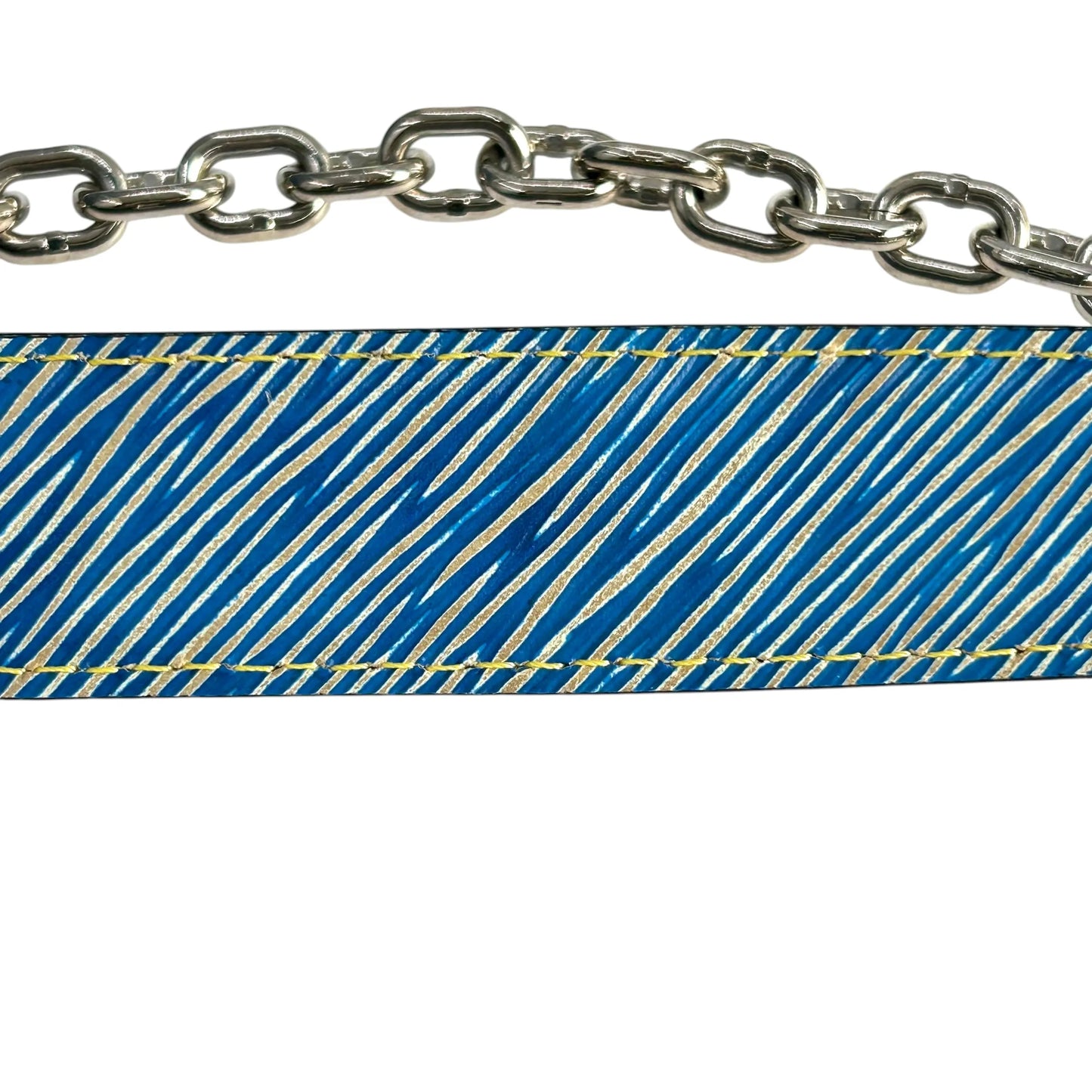 Louis Vuitton Twist MM Epi Leater Light Denim Shoulder Bag - Blue