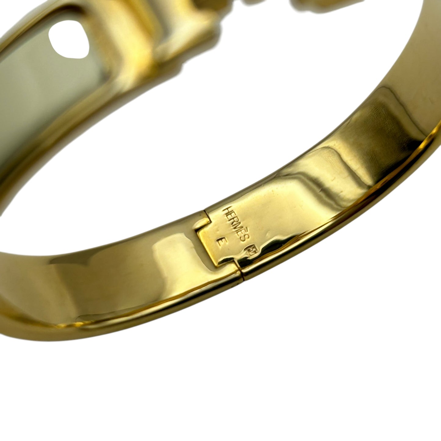 HERMES Clic H White Gold