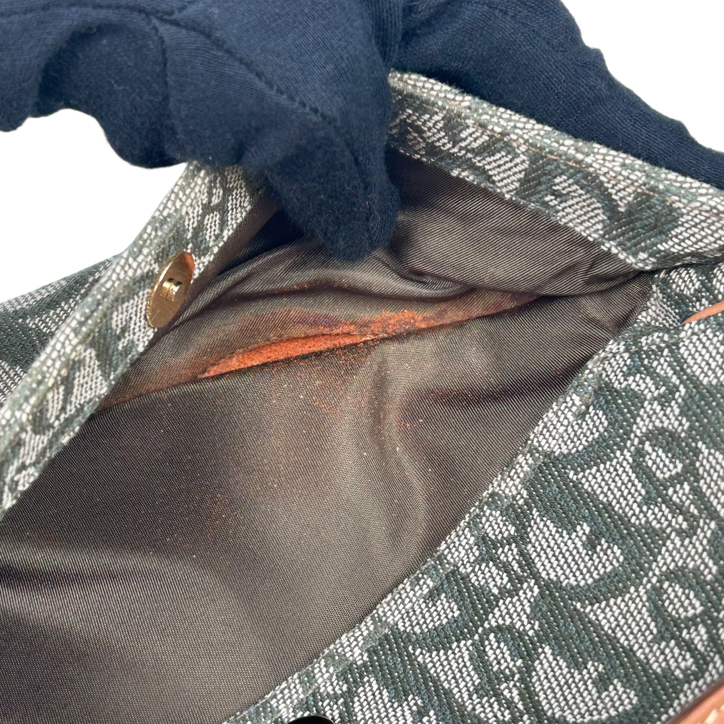 Dior Saddle Trotte canvas Shoulder Bag