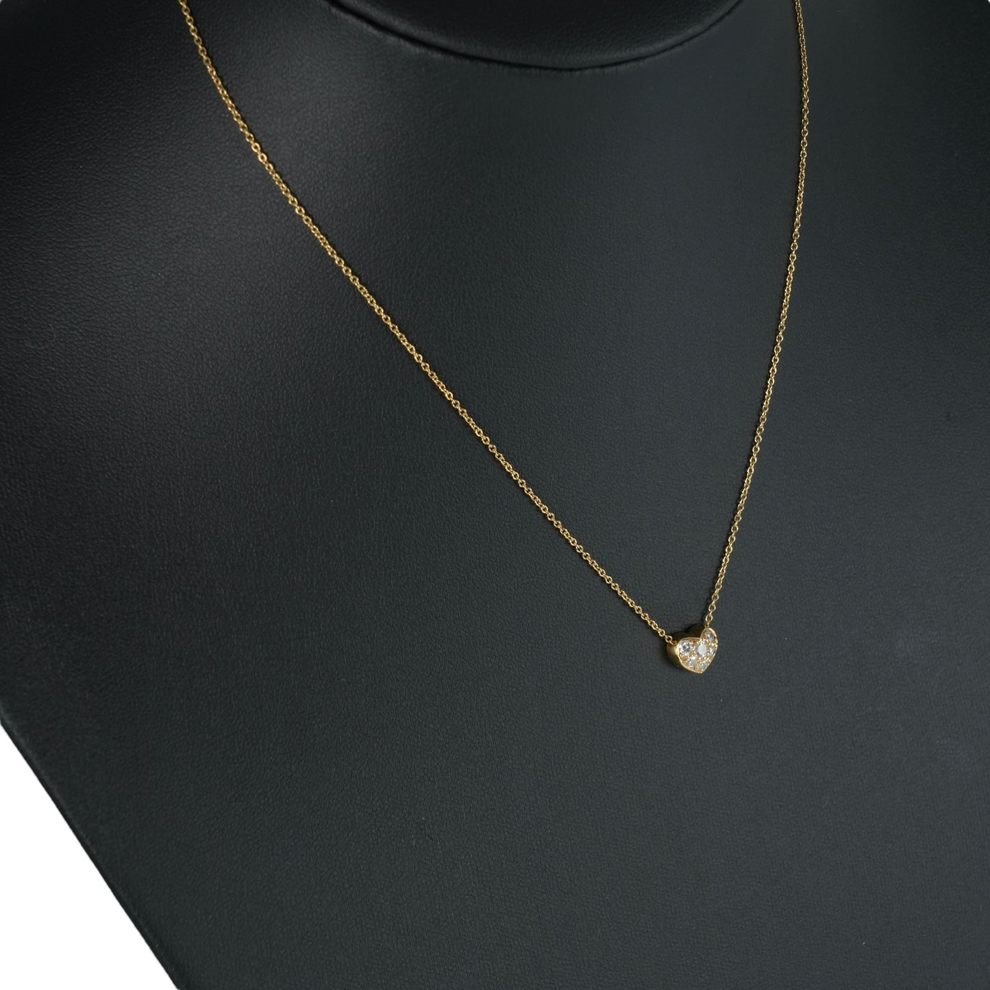 Tiffany Pave Diamond Heart Necklace
