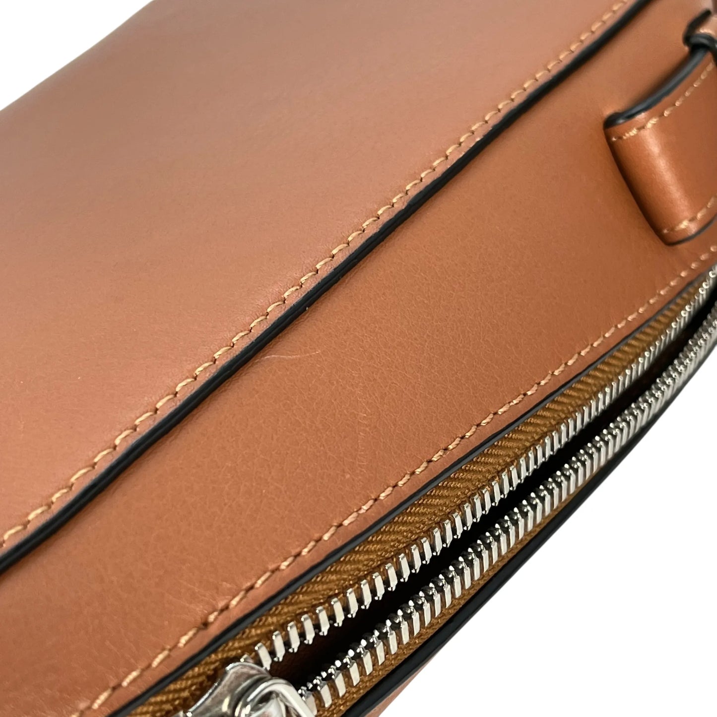 LOEWE Box Shoulder Bag Calfskin - Brown