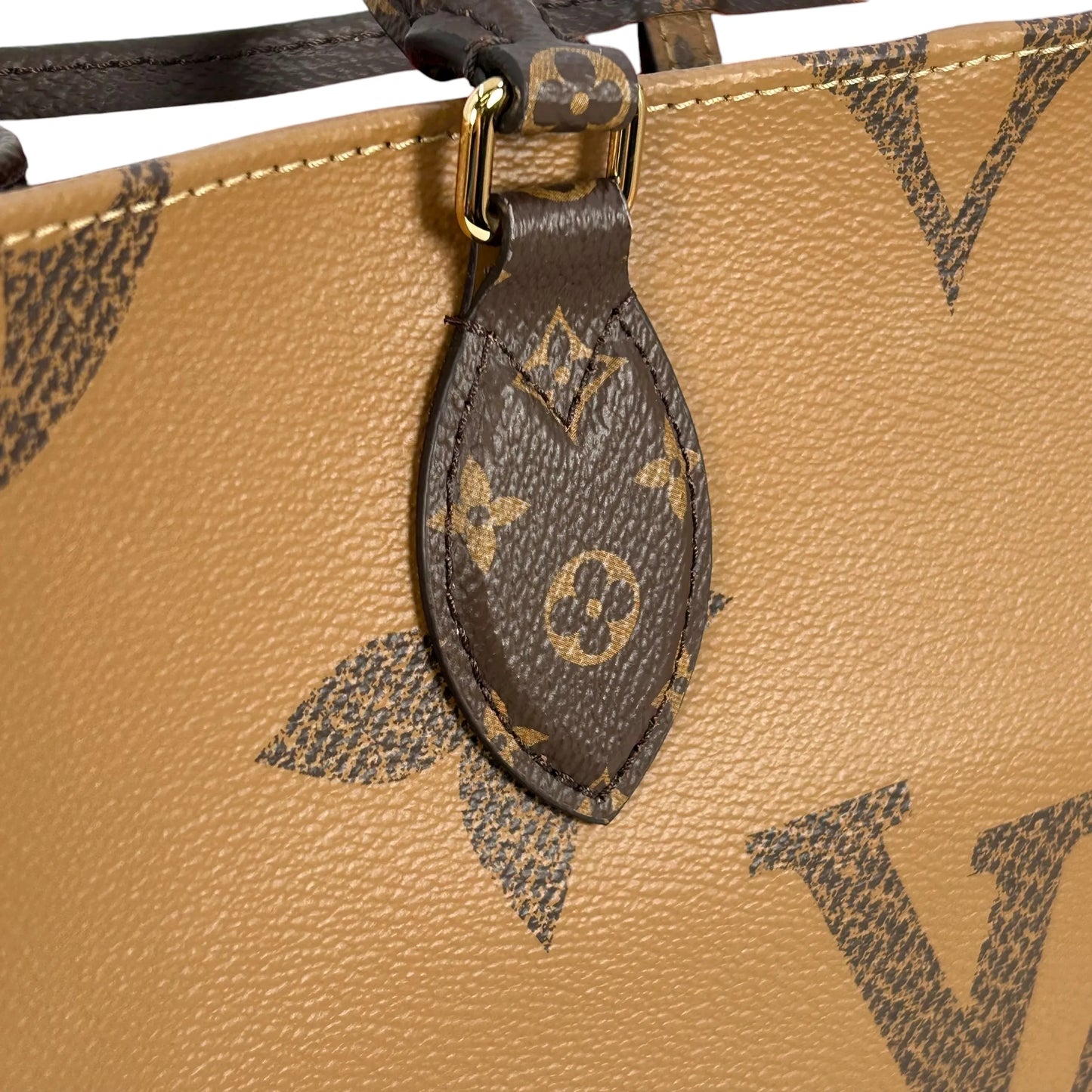 Louis Vuitton On The Go MM Hand Bag Shoulder Bag - Brown - 34948