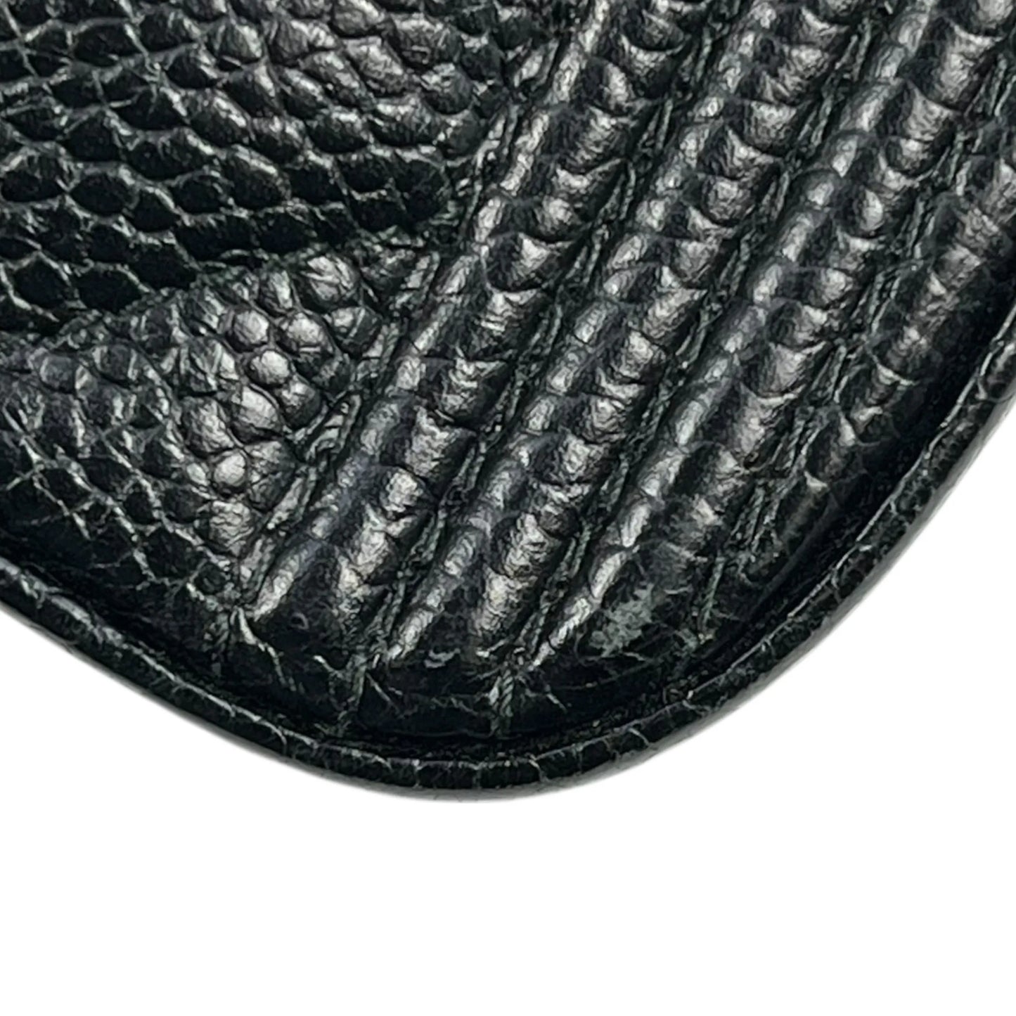 CHANEL Caviarskin Boy Double Zip Around Chain Wallet - Black