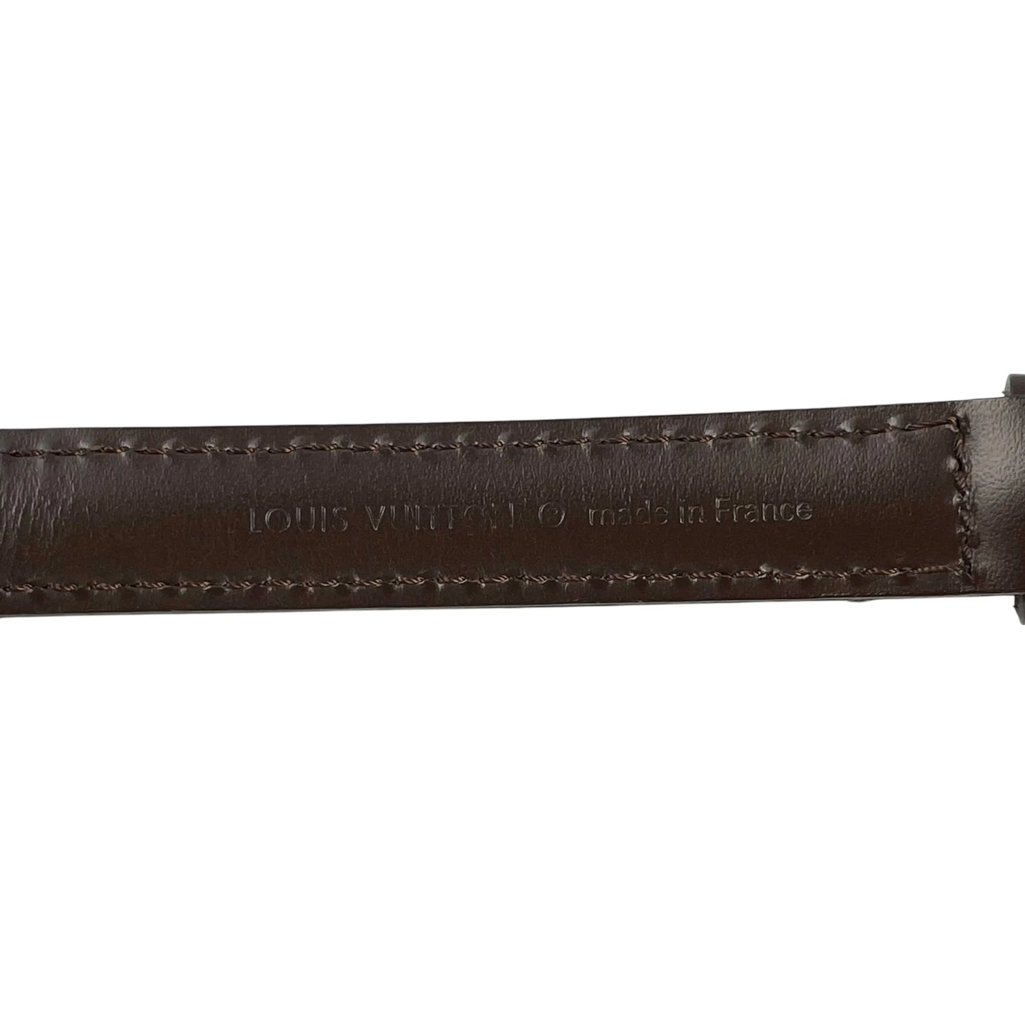 LOUIS VUITTON Leather Shoulder Strap - Darkbrown - 34941