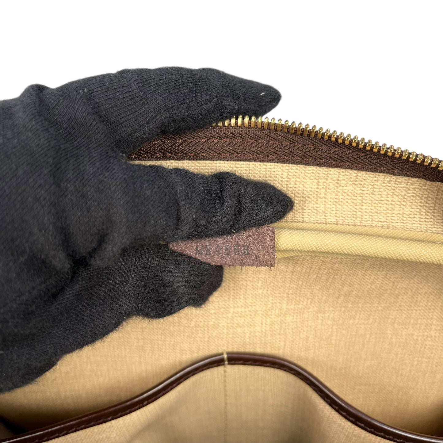 Louis Vuitton Damier Deauville Bowling Vanity Hand Bag