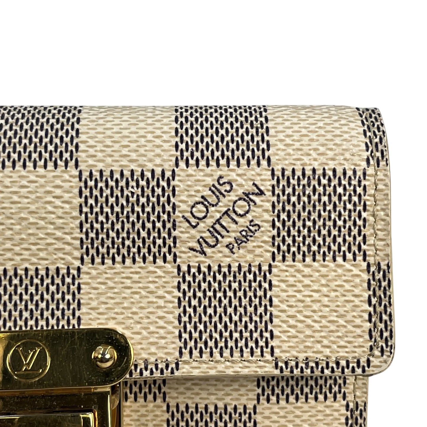 Louis Vuitton Damier Portefeuille Koala Compact Wallet - White