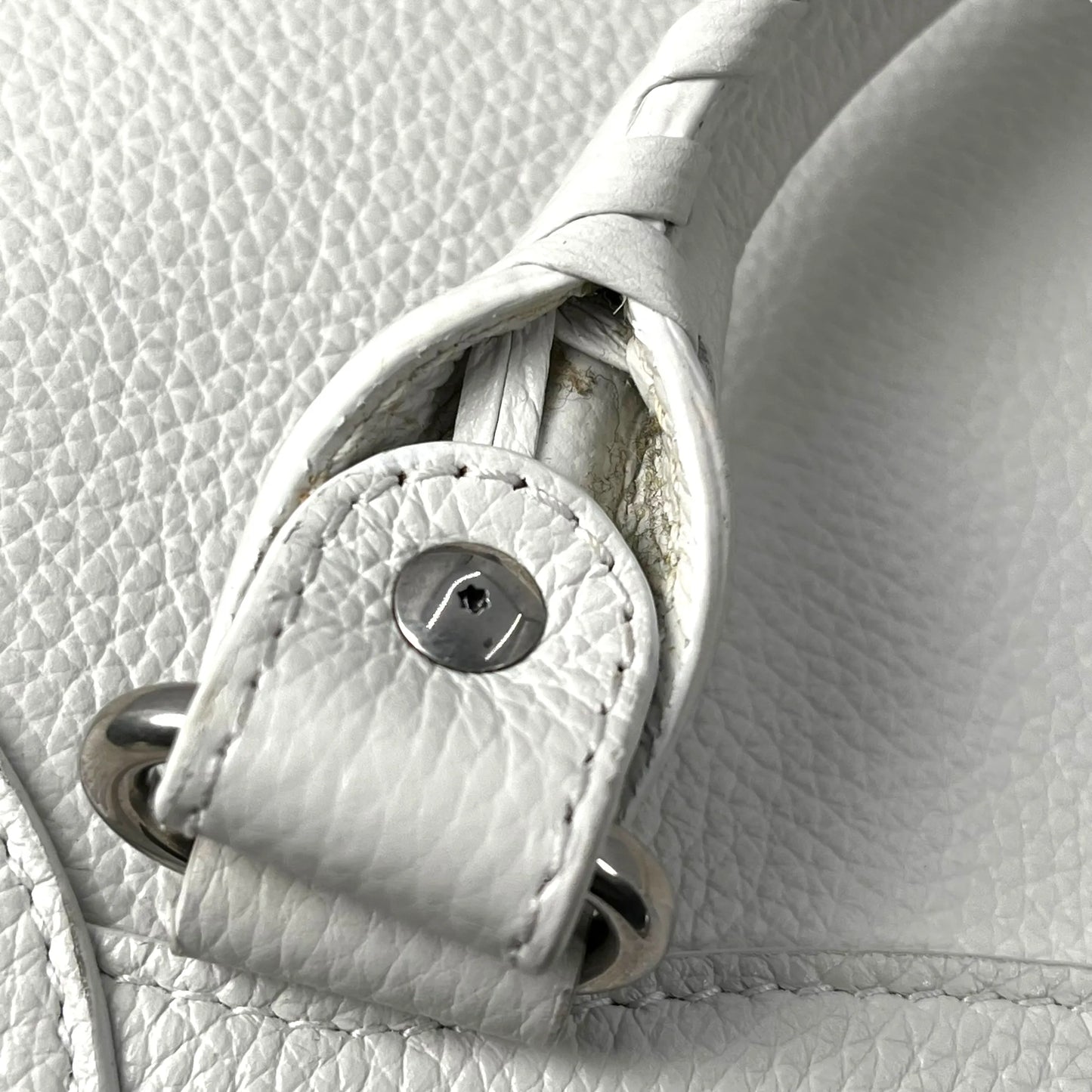 Balenciaga Neo Classic City Hand Bag - White