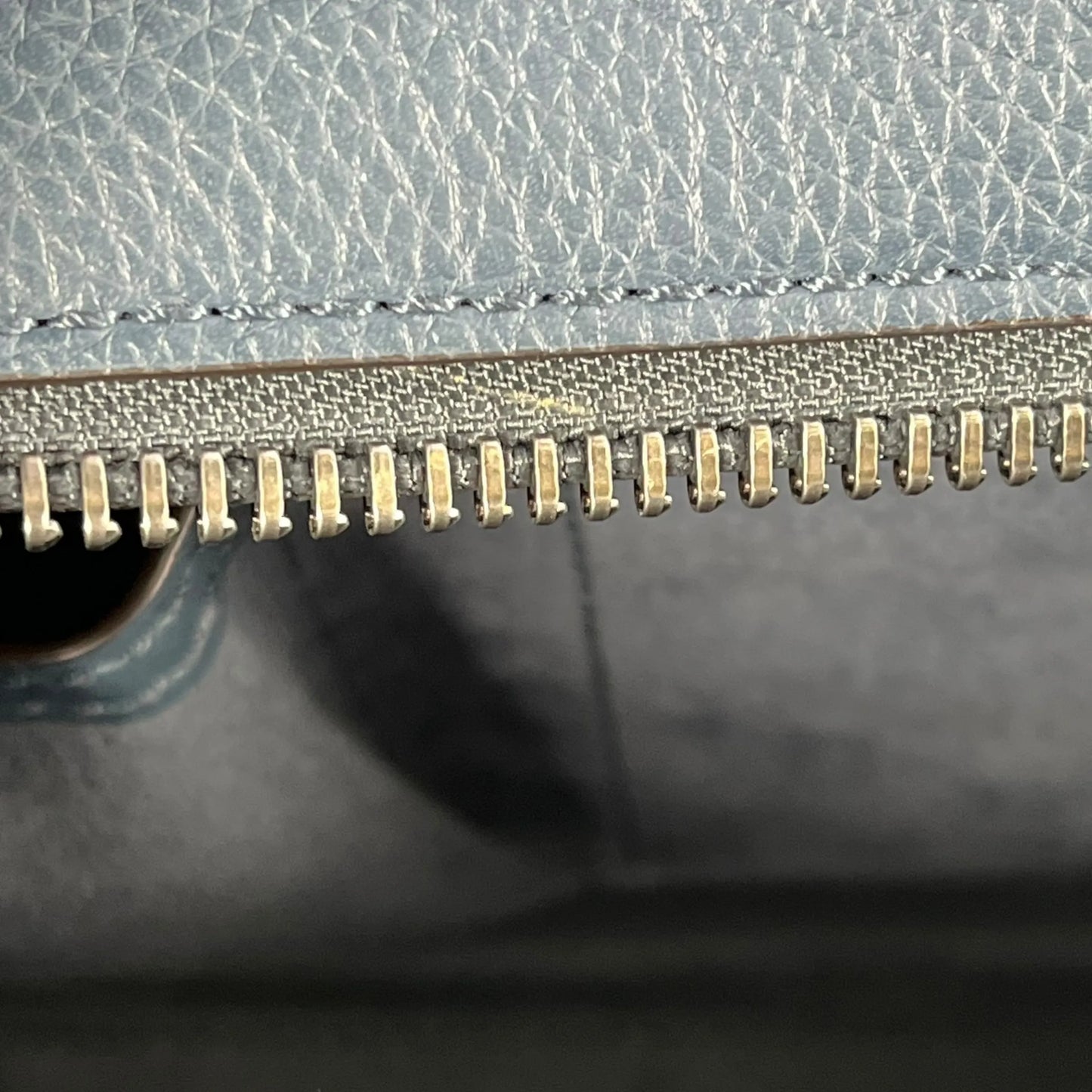 CELINE Micro Shopper Luggage Hand Bag - Navy Blue