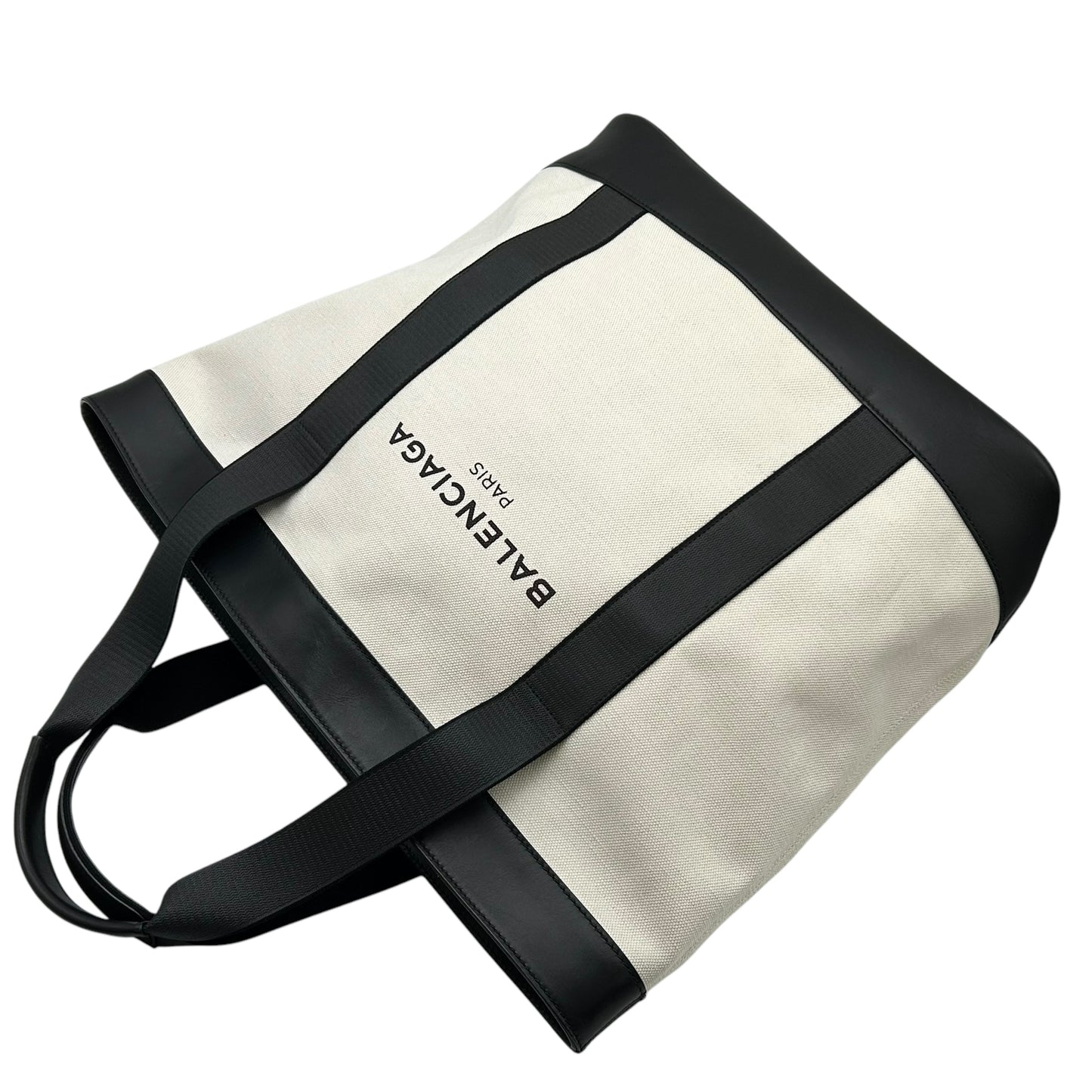 BALENCIAGA Canvas Navy Tote Bag
