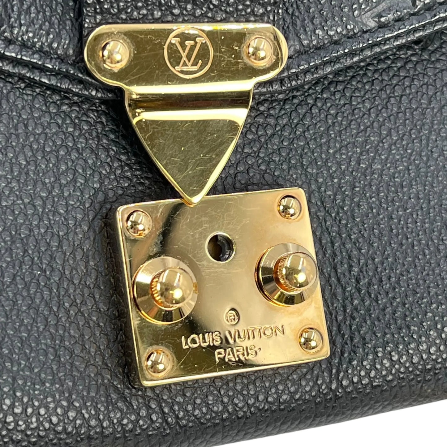 Louis Vuitton Empreinte Pochette Saint Germain Chain Shoulder Wallet - Black