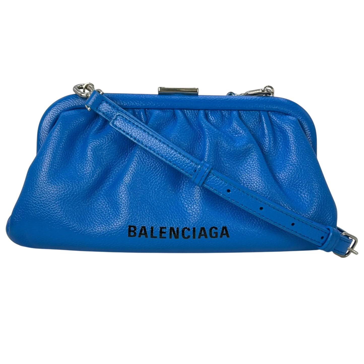 BALENCIAGA Cloud Shoulder Bag - Blue