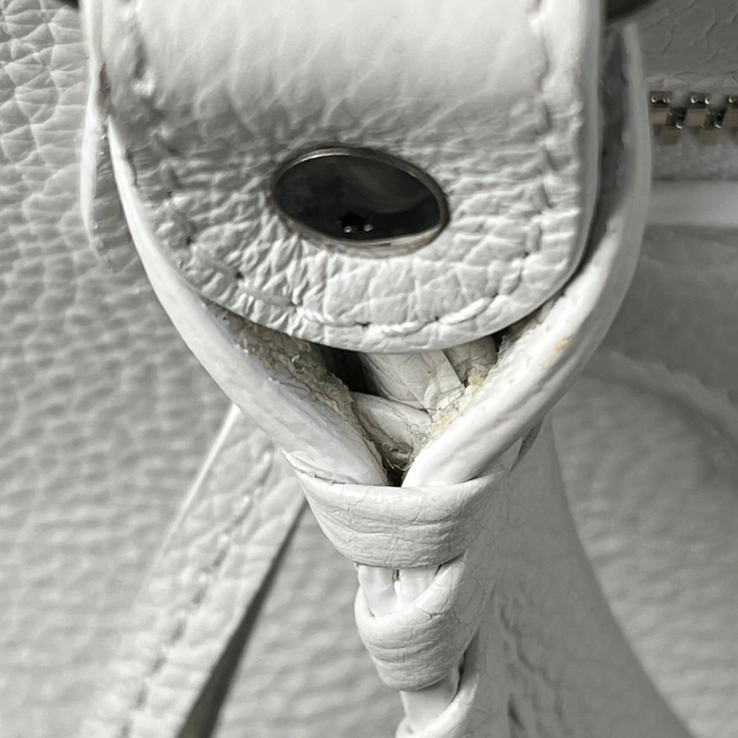 Balenciaga Neo Classic City Hand Bag - White