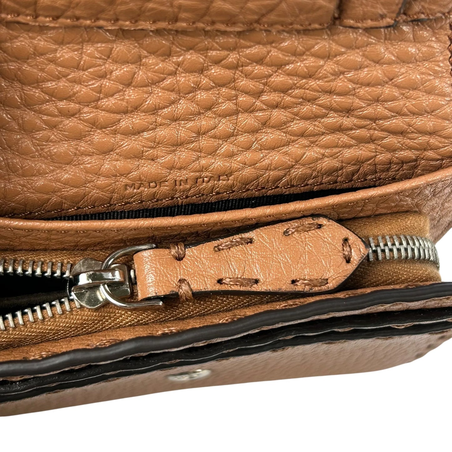 FENDI Selleria Compact Wallet - Brown