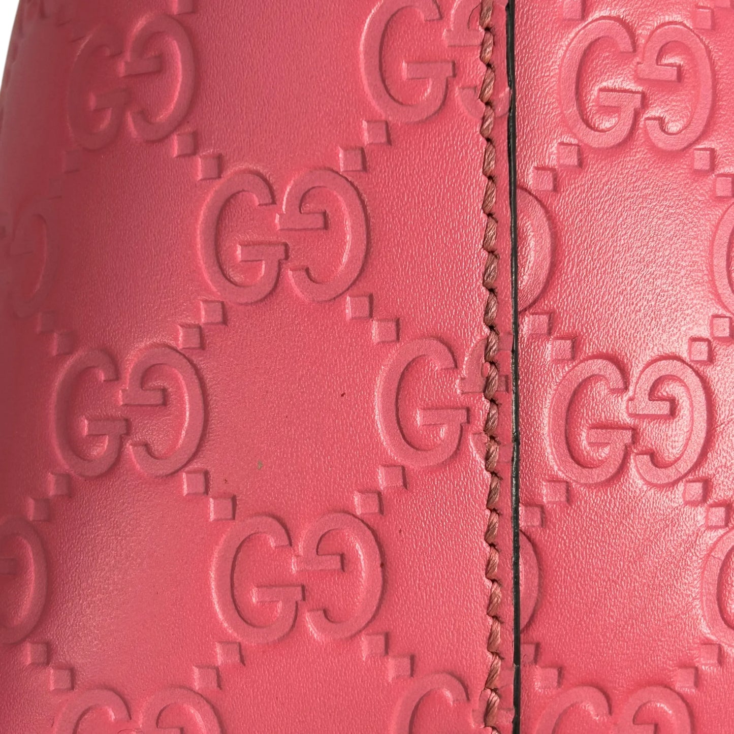 GUCCI Guccissima Leather Hand Bag Shoulder Bag - Pink