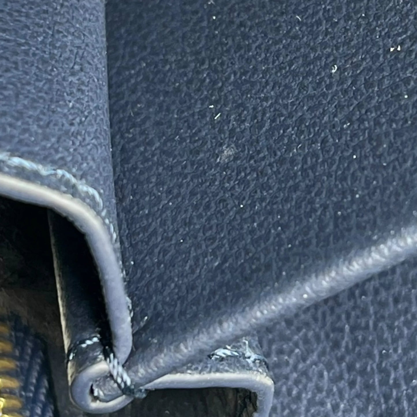 LOUIS VUITTON Portefeuille Lou Monogram Compact Wallet - Navy