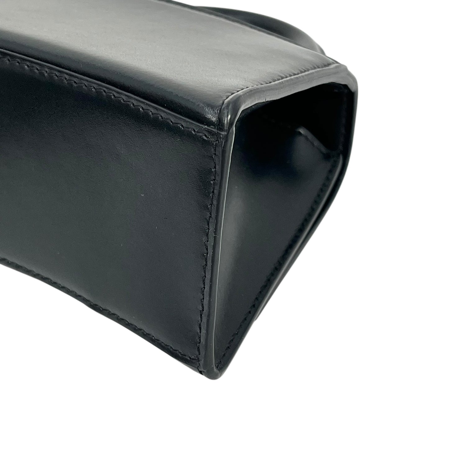 BALENCIAGA Hourglass Hand Bag 2way Black