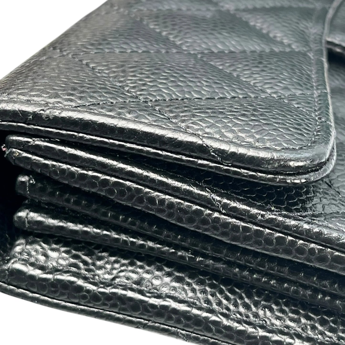 CHANEL Materasse Classic Caviarskin - Black