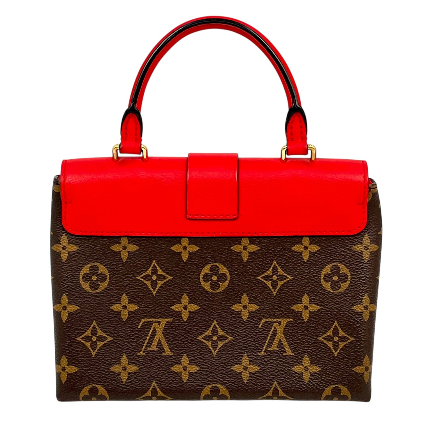 Louis Vuitton Lock BB Hand Bag Shoulder Bag - Red