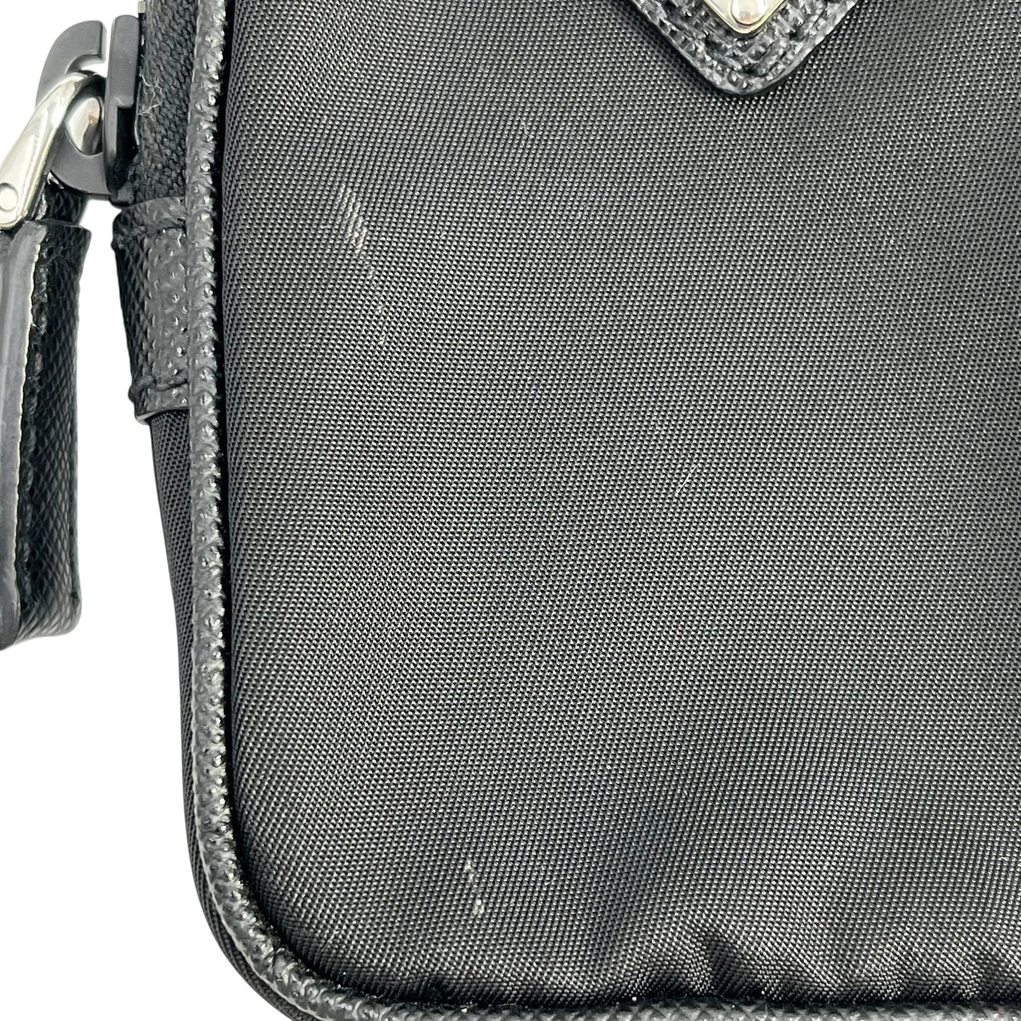PRADA Re-Nylon Shoulder Bag with Pouch - Black