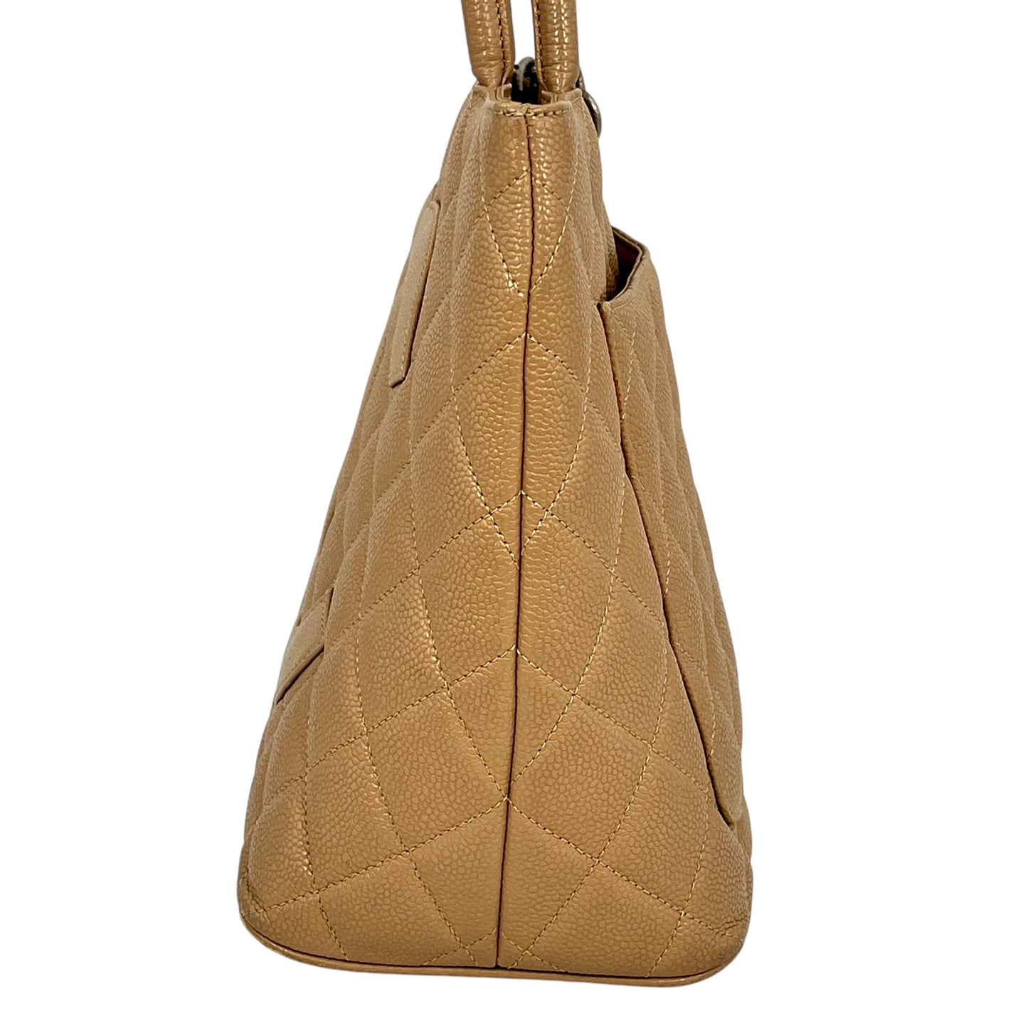 CHANEL Reprinted tote SVmetal fittings