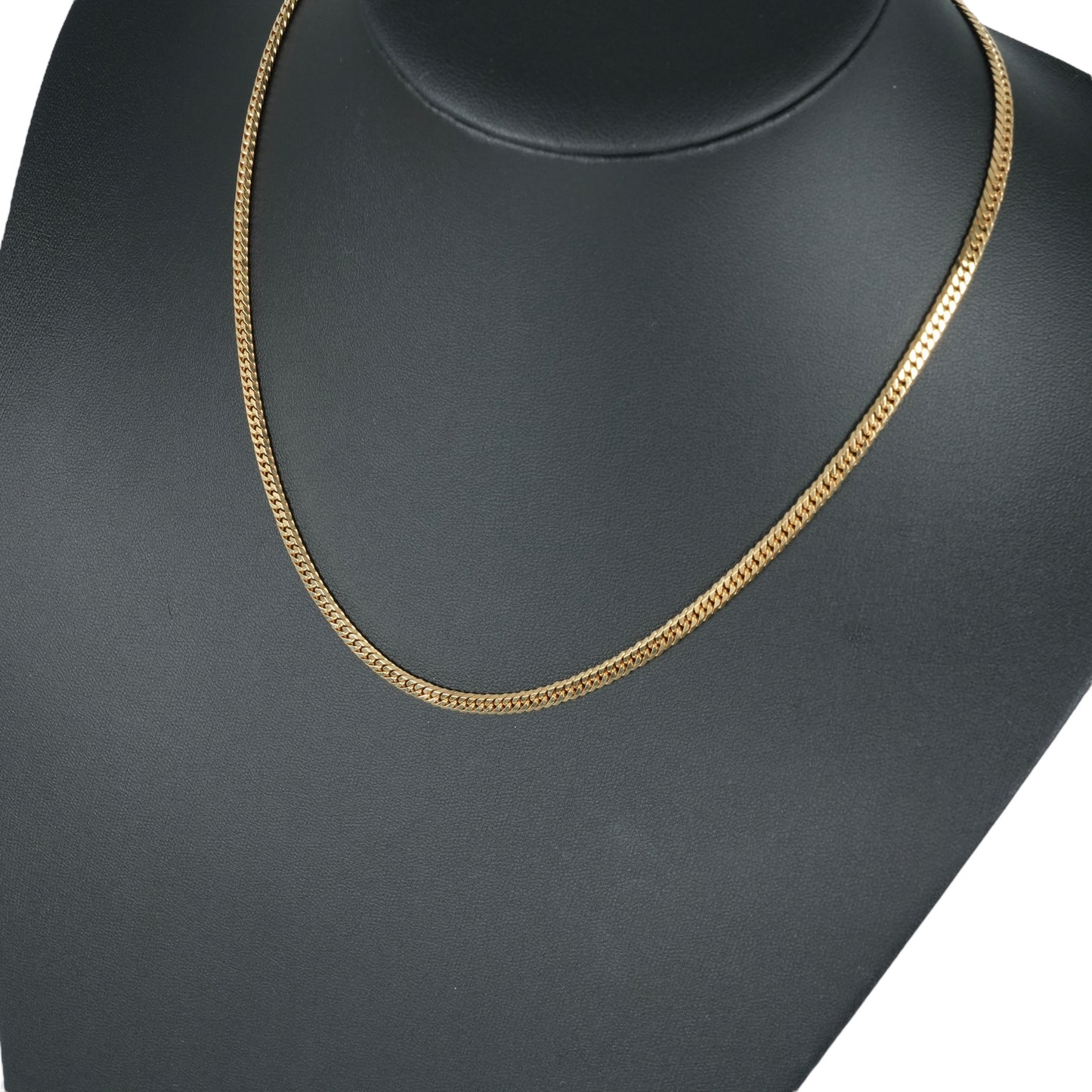 K18 Gold Curb Chain Necklace