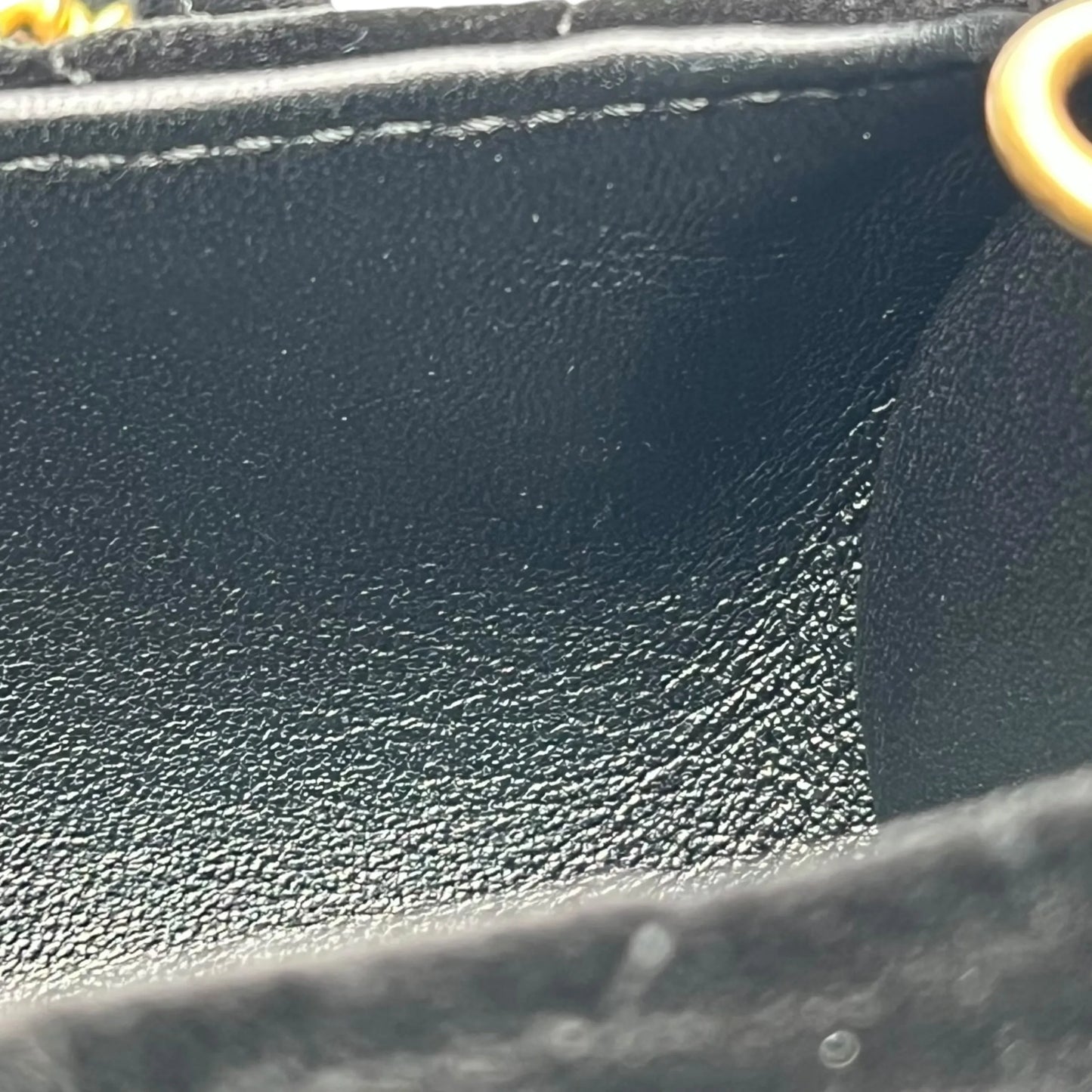CHANEL Matelasse Boston Velvet Mini Bag Shoulder Bag - Black