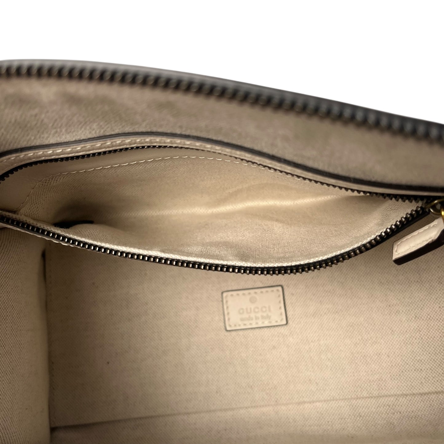 GUCCI GG Canvas Leather Hand Bag Shoulder Bag