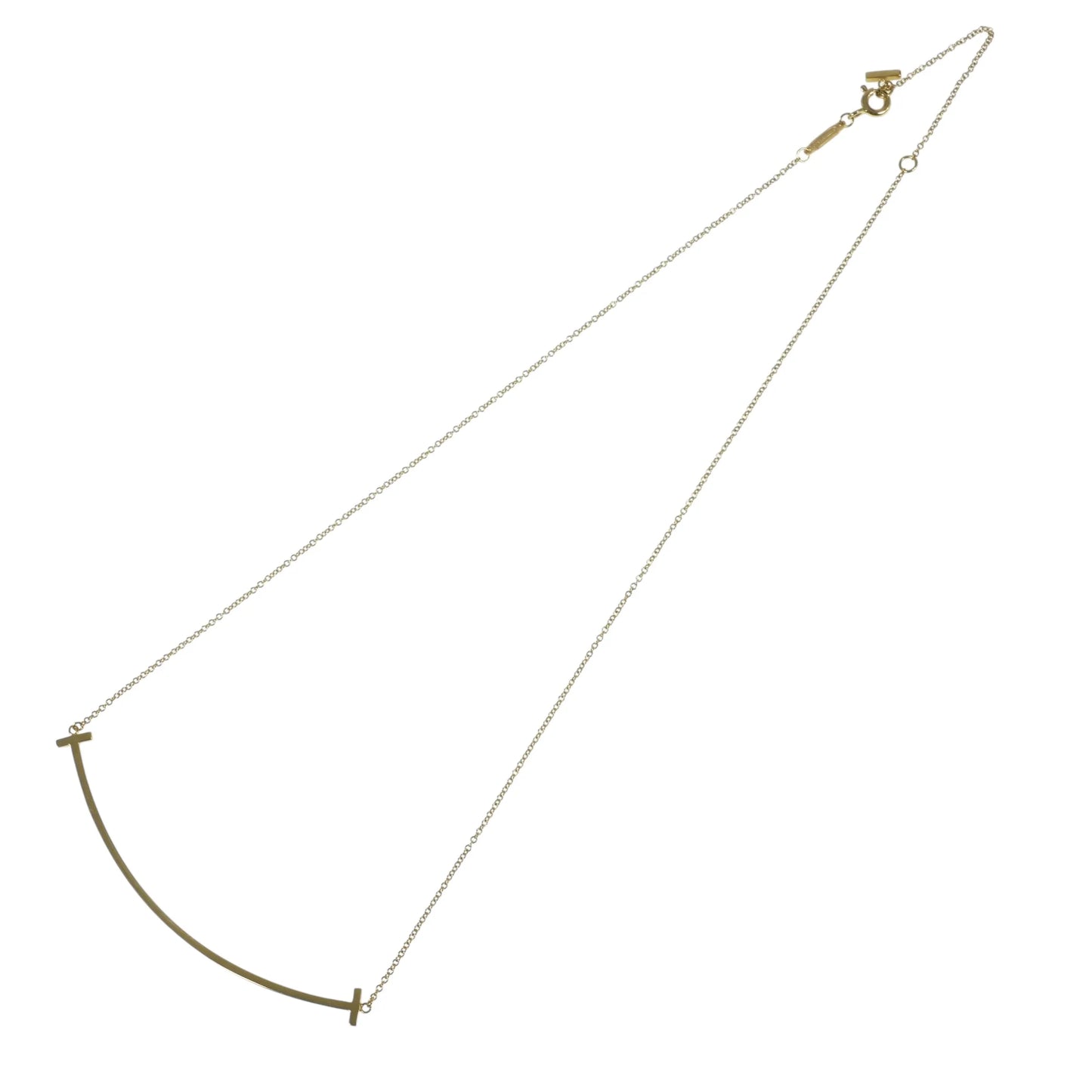 Tiffany T Smile Large Necklace 18KYG
