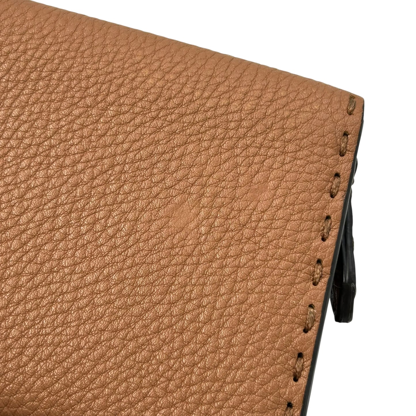 FENDI Selleria Compact Wallet - Brown