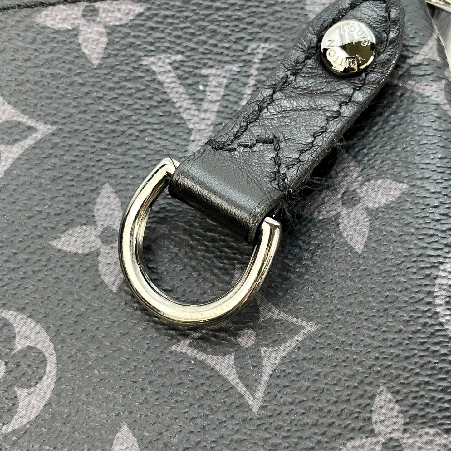 Louis Vuitton Trio Messenger Monogram Eclipse Shoulder Bag - Black