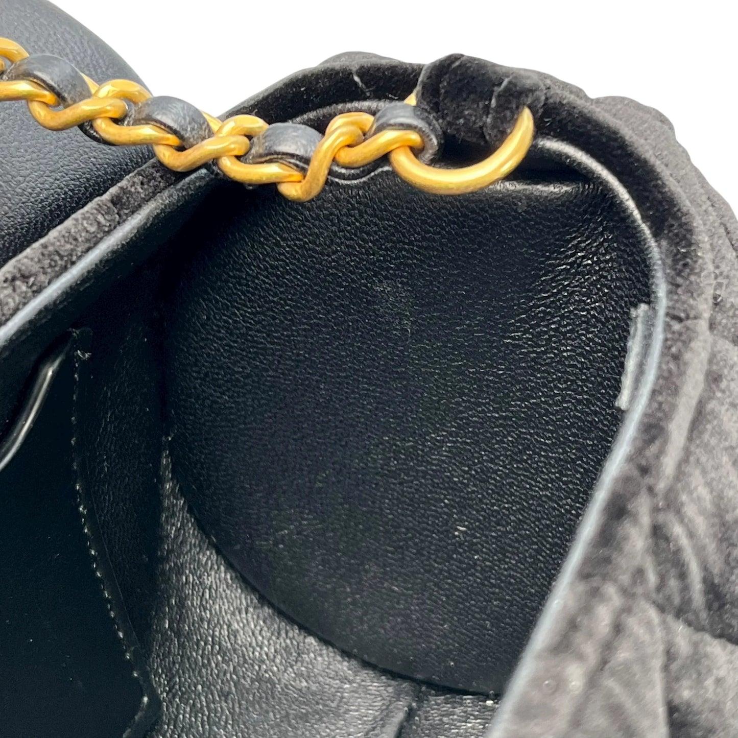 CHANEL Matelasse Boston Velvet Mini Bag Shoulder Bag - Black